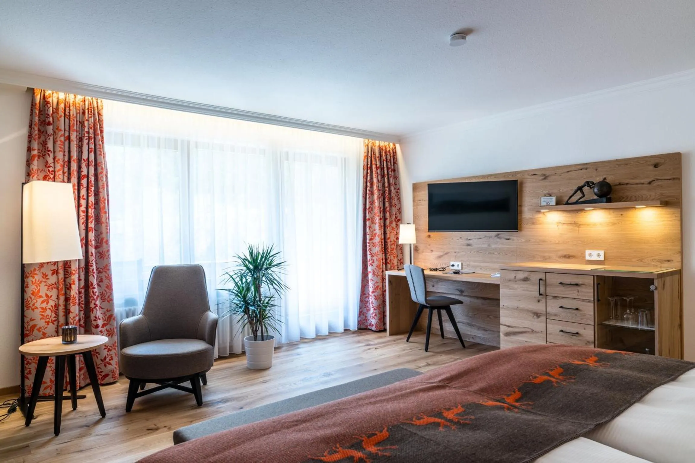 Bed in Naturparkhotel Adler