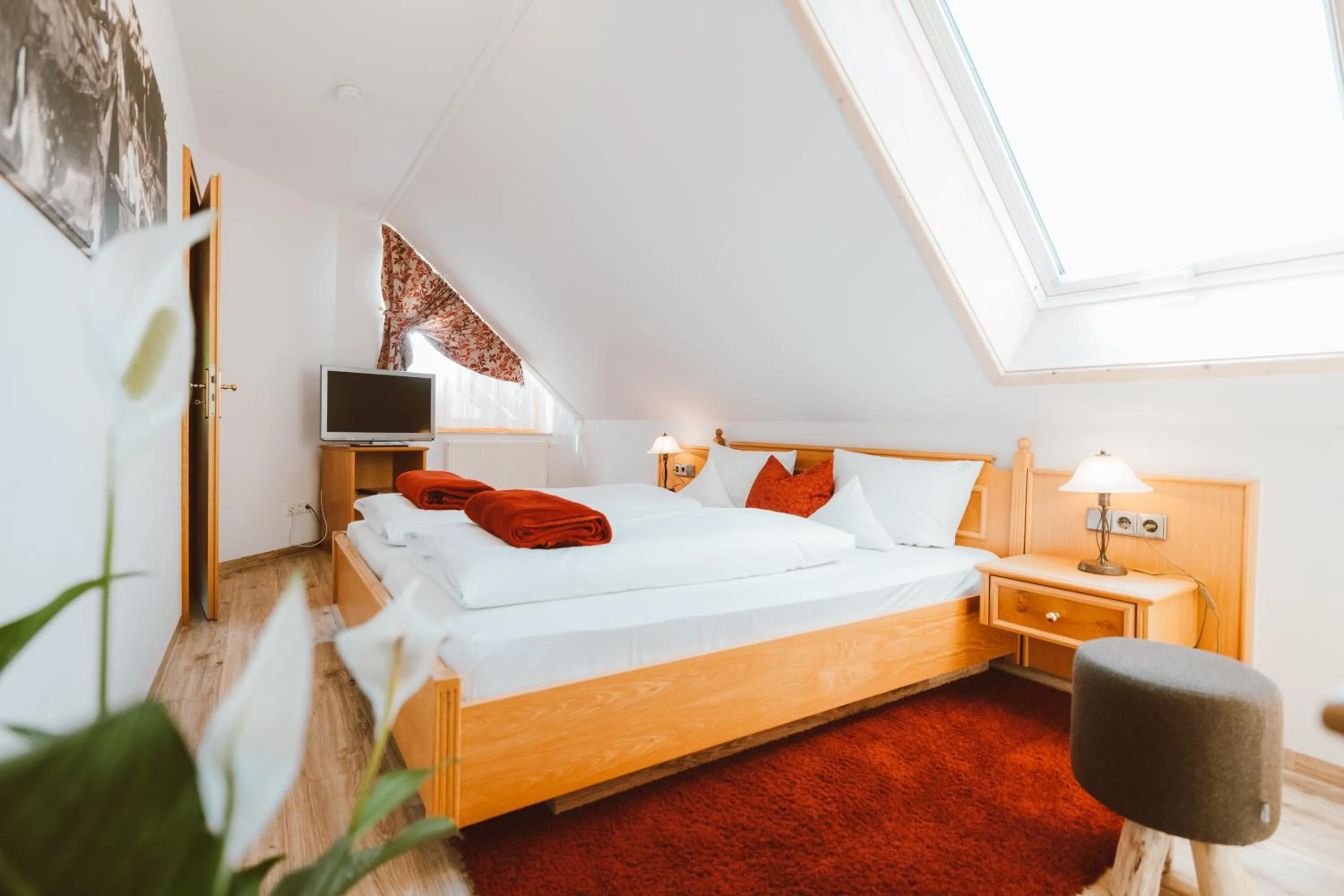 Bed in Naturparkhotel Adler