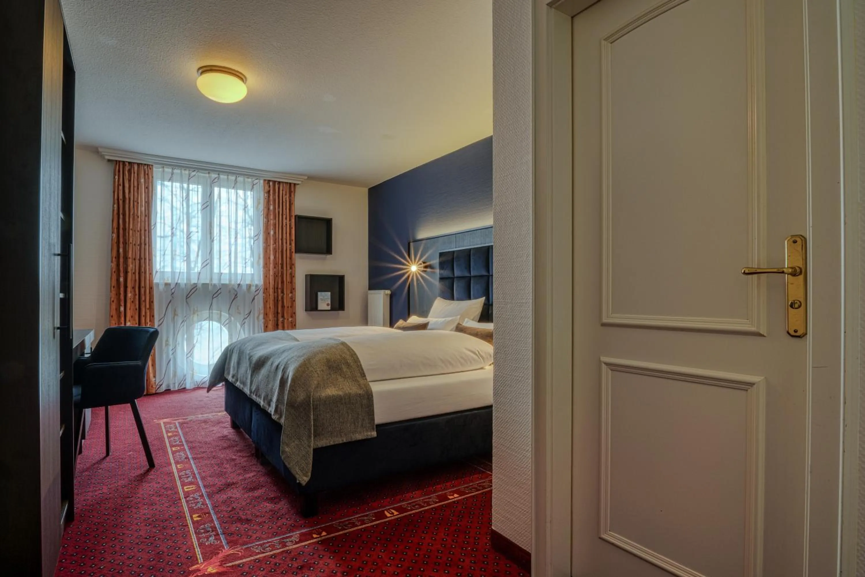 Photo of the whole room, Bed in Hotel Seeblick Wismar