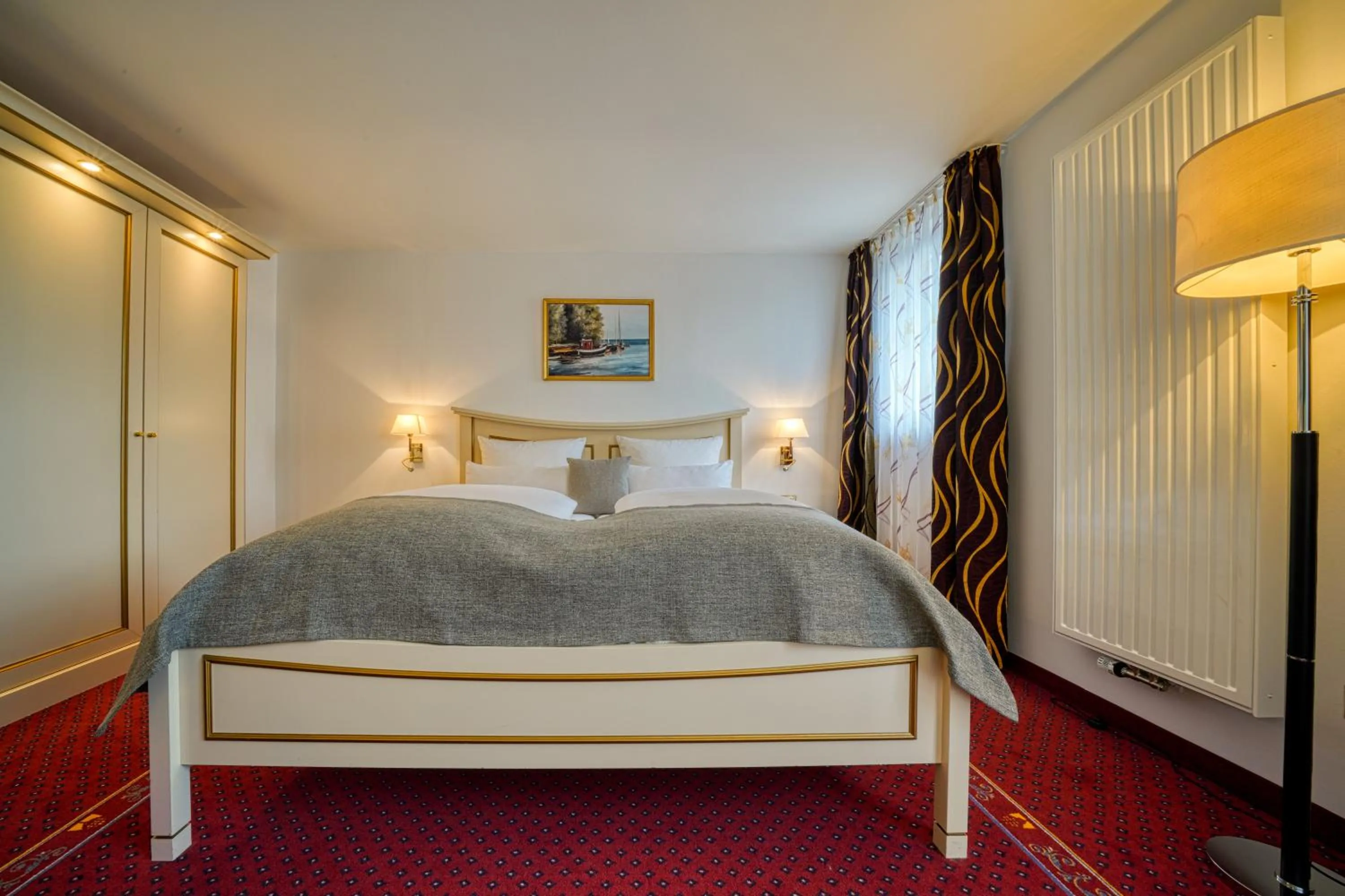 Photo of the whole room, Bed in Hotel Seeblick Wismar