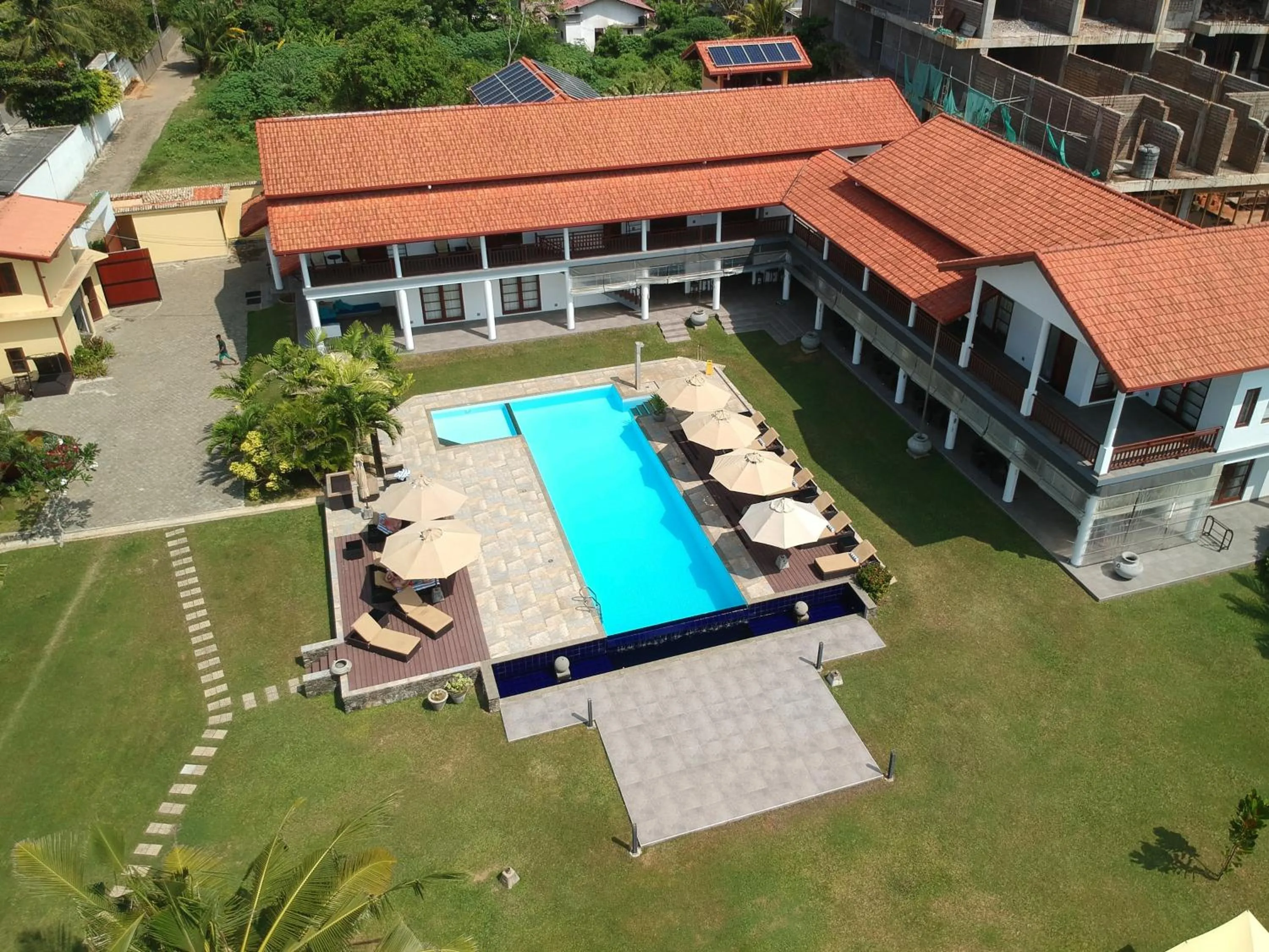 Pool view in IMAGINE Villa Hotel