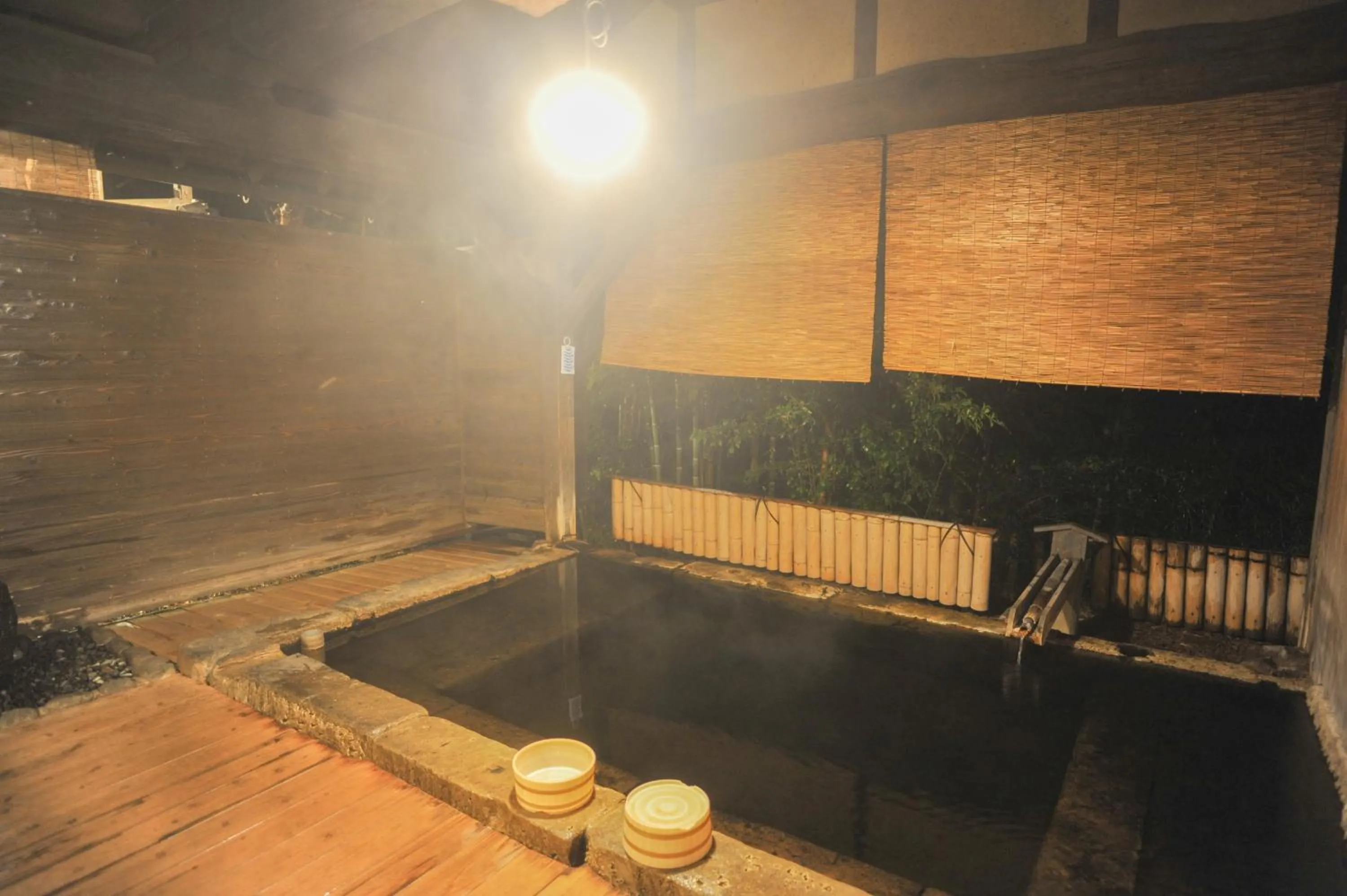 Hot Spring Bath in Fumoto Ryokan