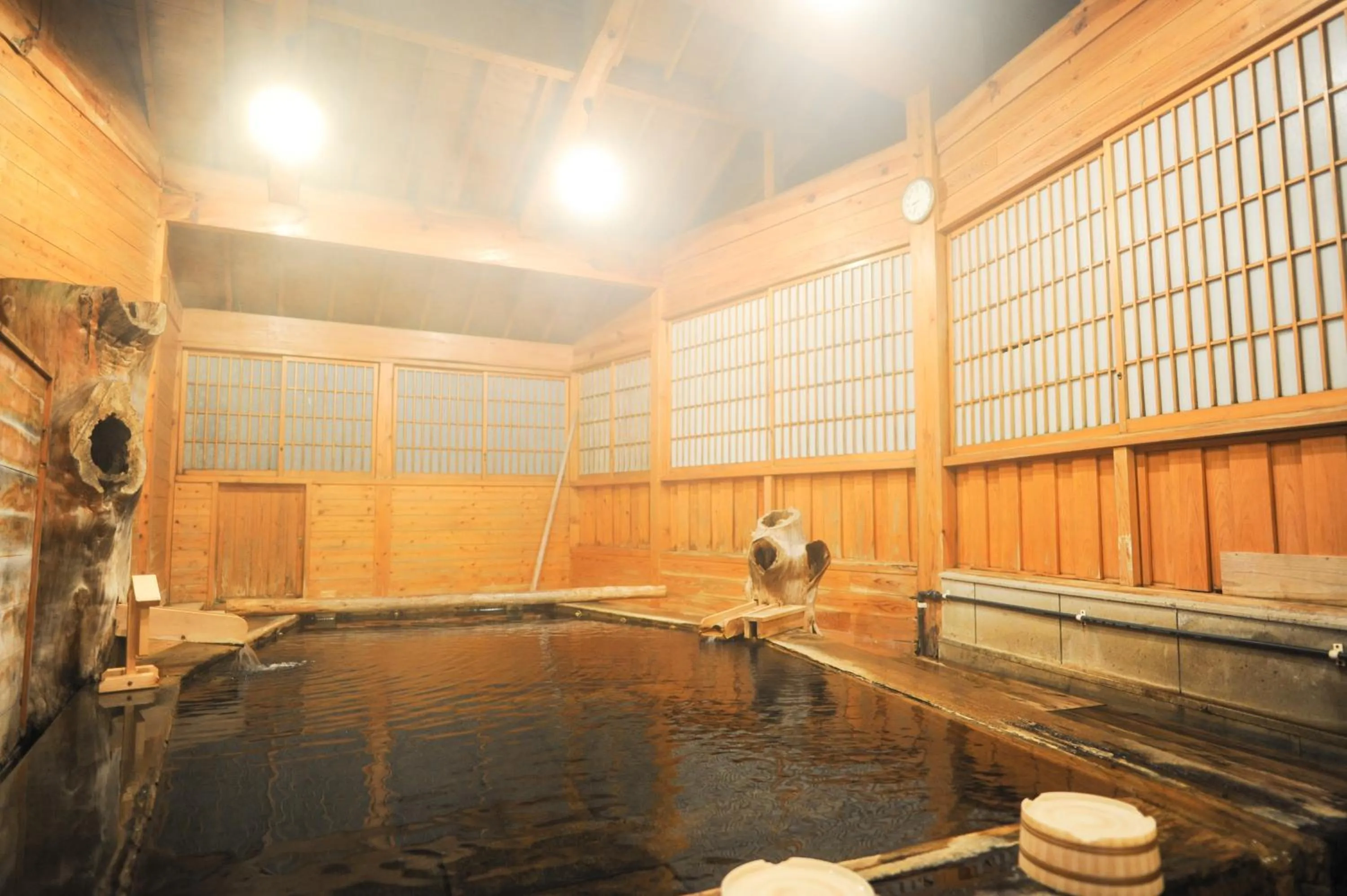 Hot Spring Bath in Fumoto Ryokan