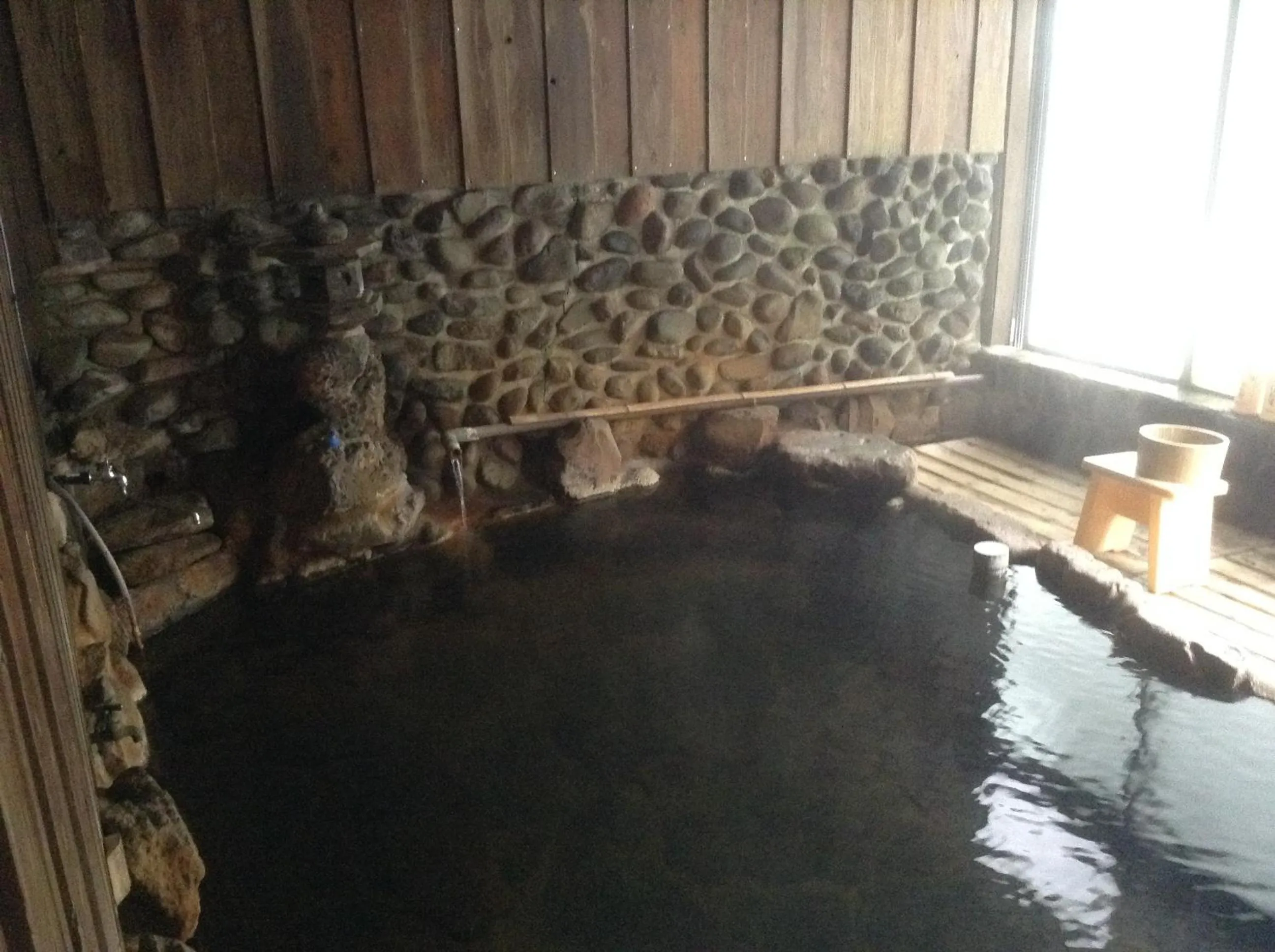 Hot Spring Bath in Fumoto Ryokan