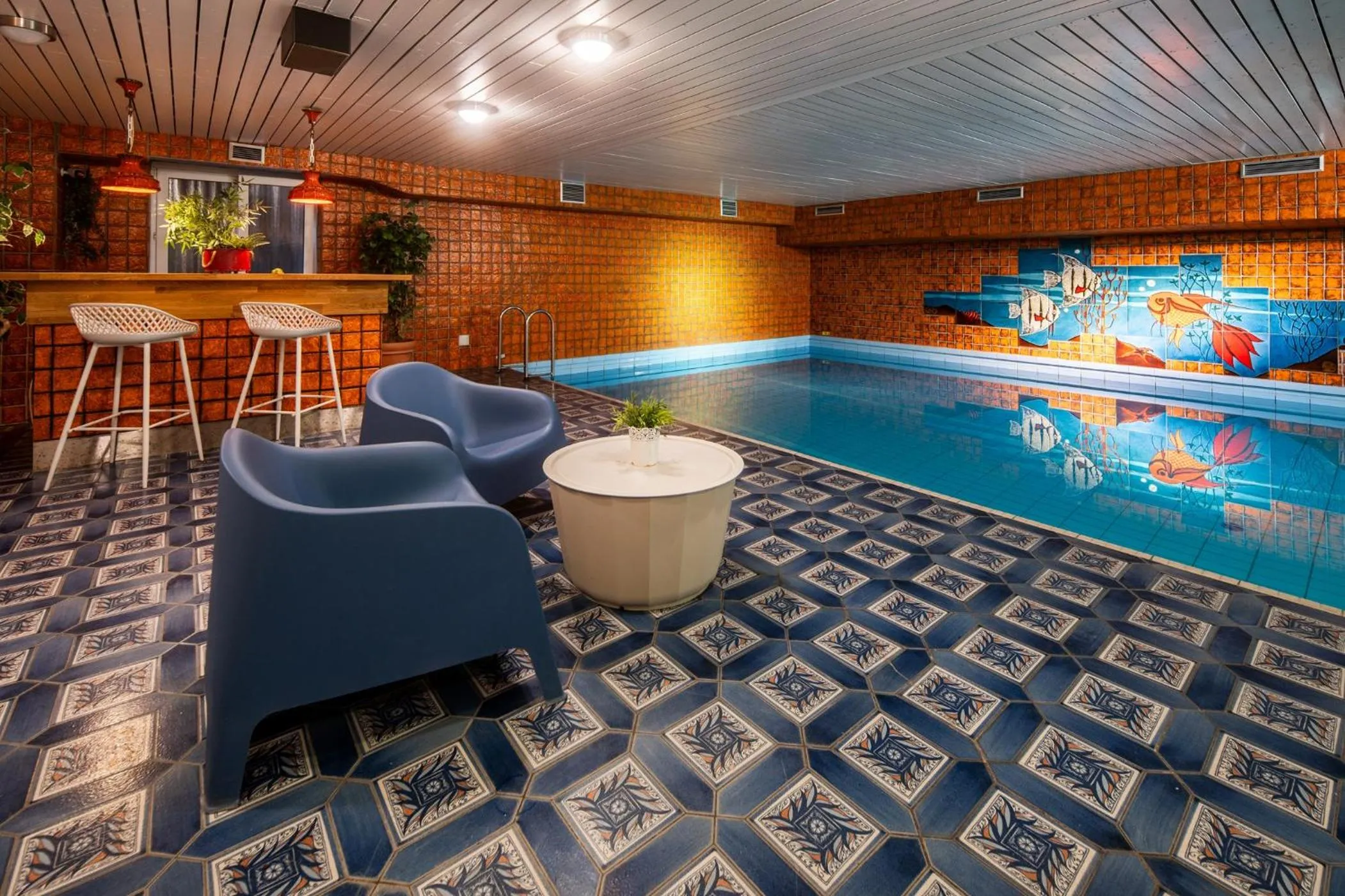 Swimming pool in Kleinhuis Hotel Mellingburger Schleuse