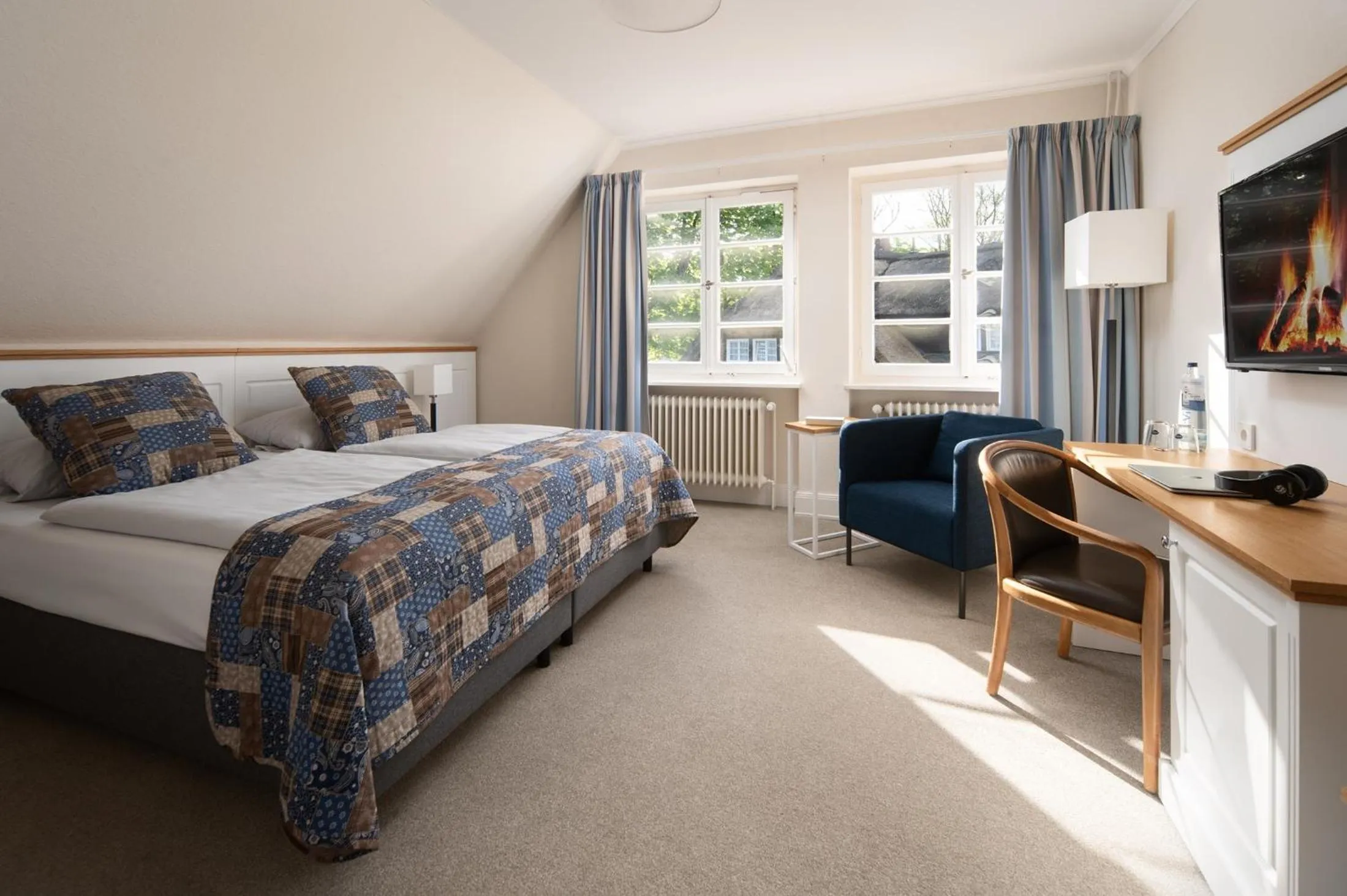 Bed in Kleinhuis Hotel Mellingburger Schleuse