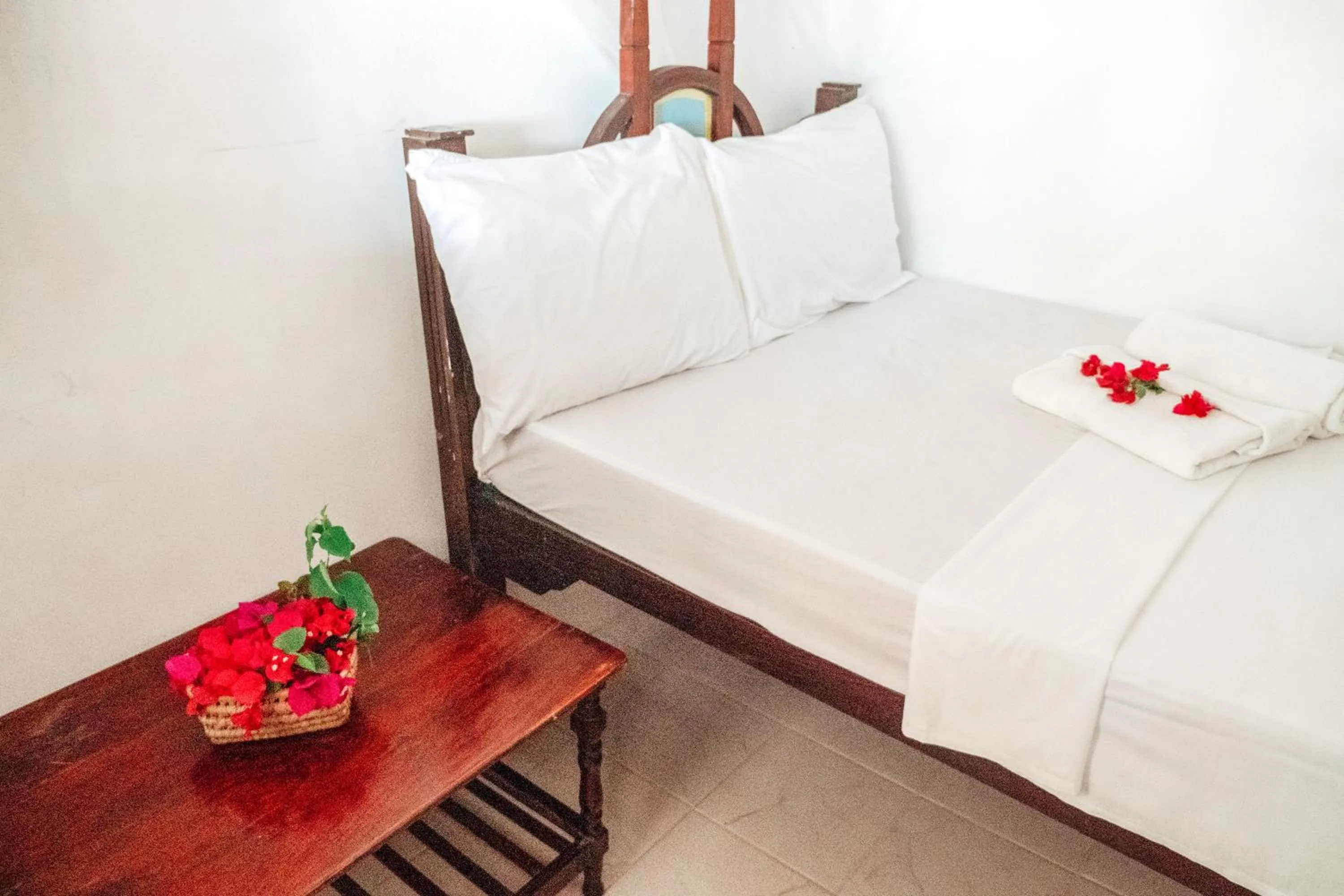 Bed in Zanzibar Gem Beach Bungalows
