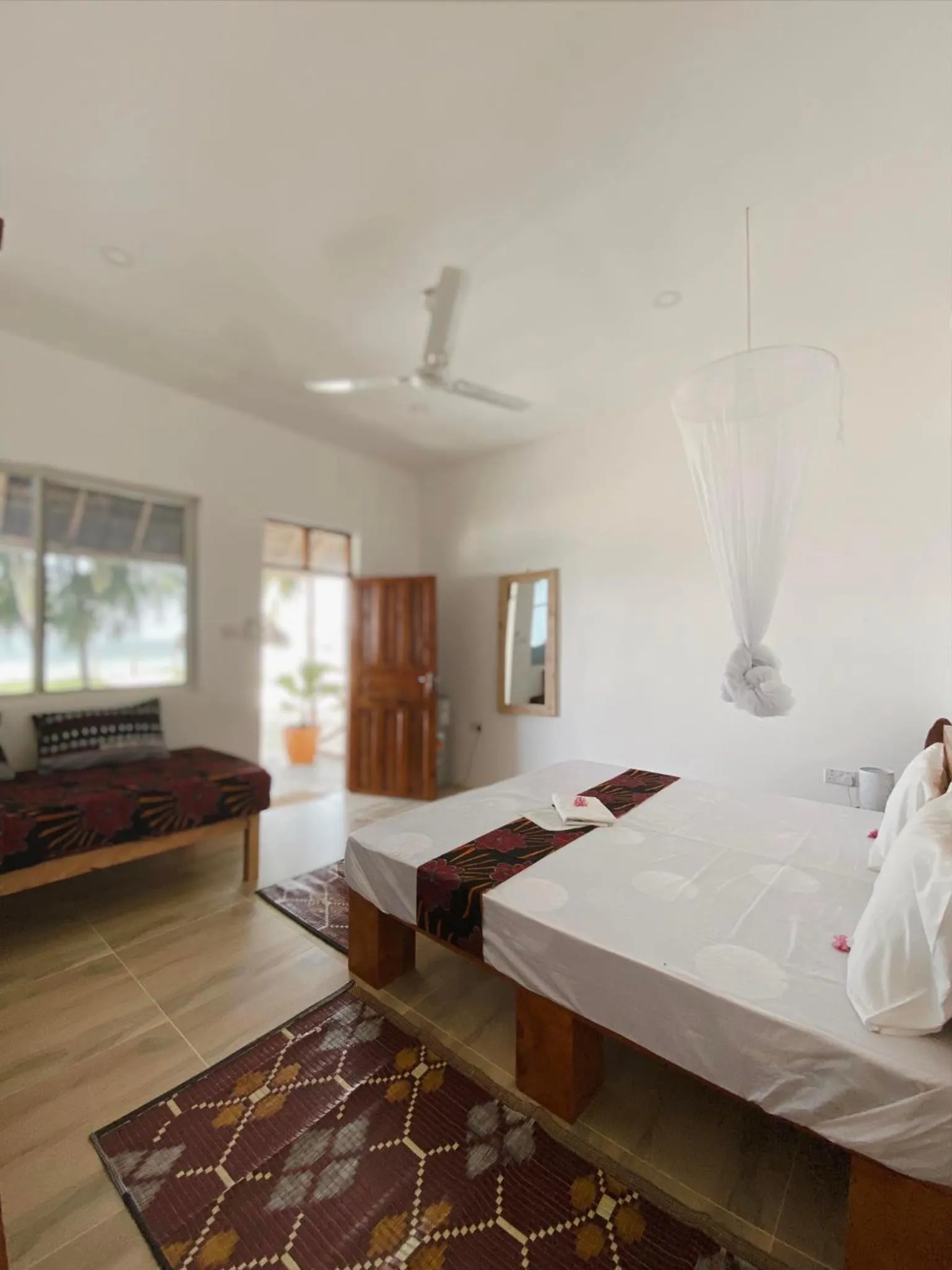 Bed in Zanzibar Gem Beach Bungalows