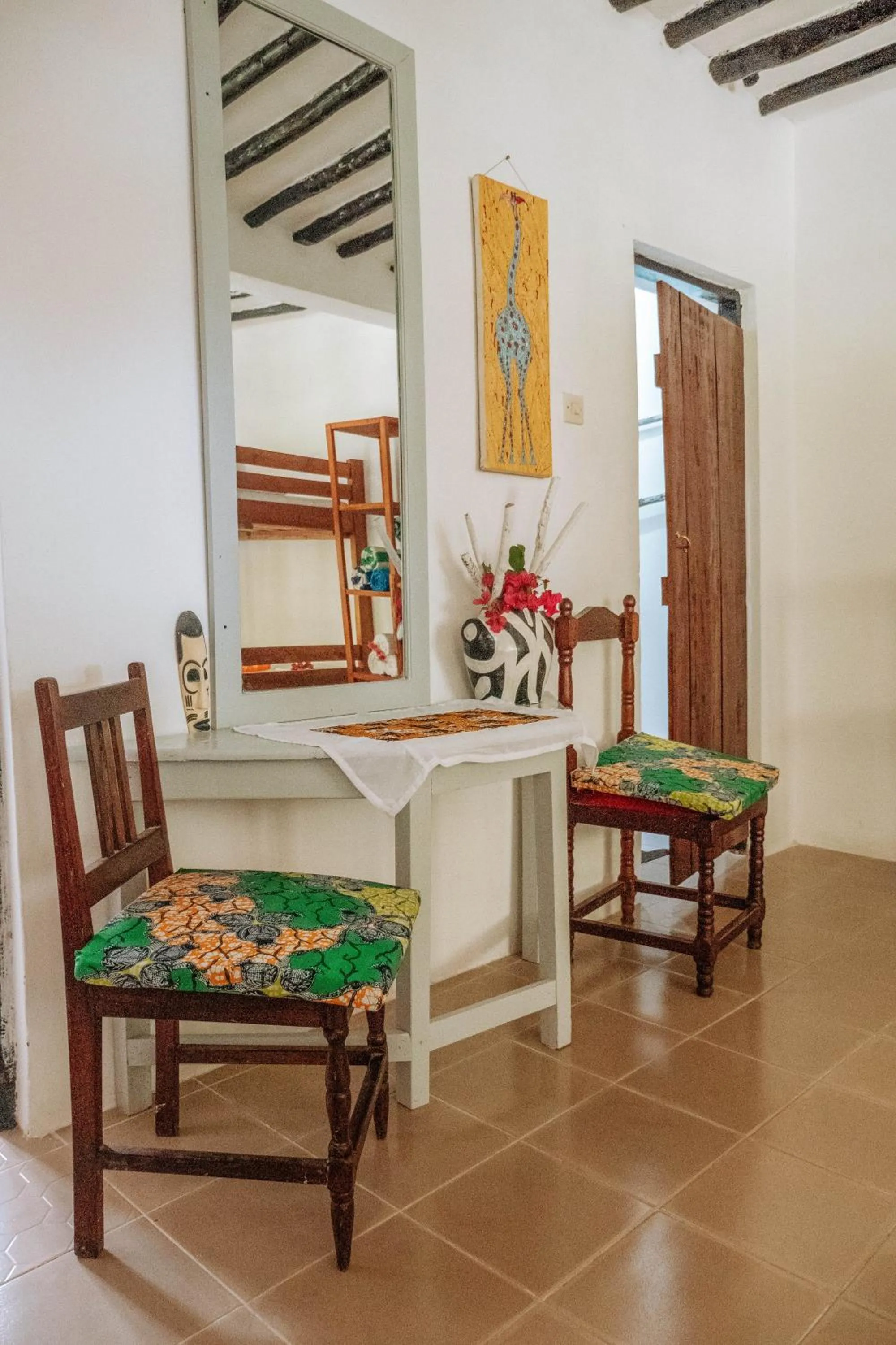 Decorative detail in Zanzibar Gem Beach Bungalows