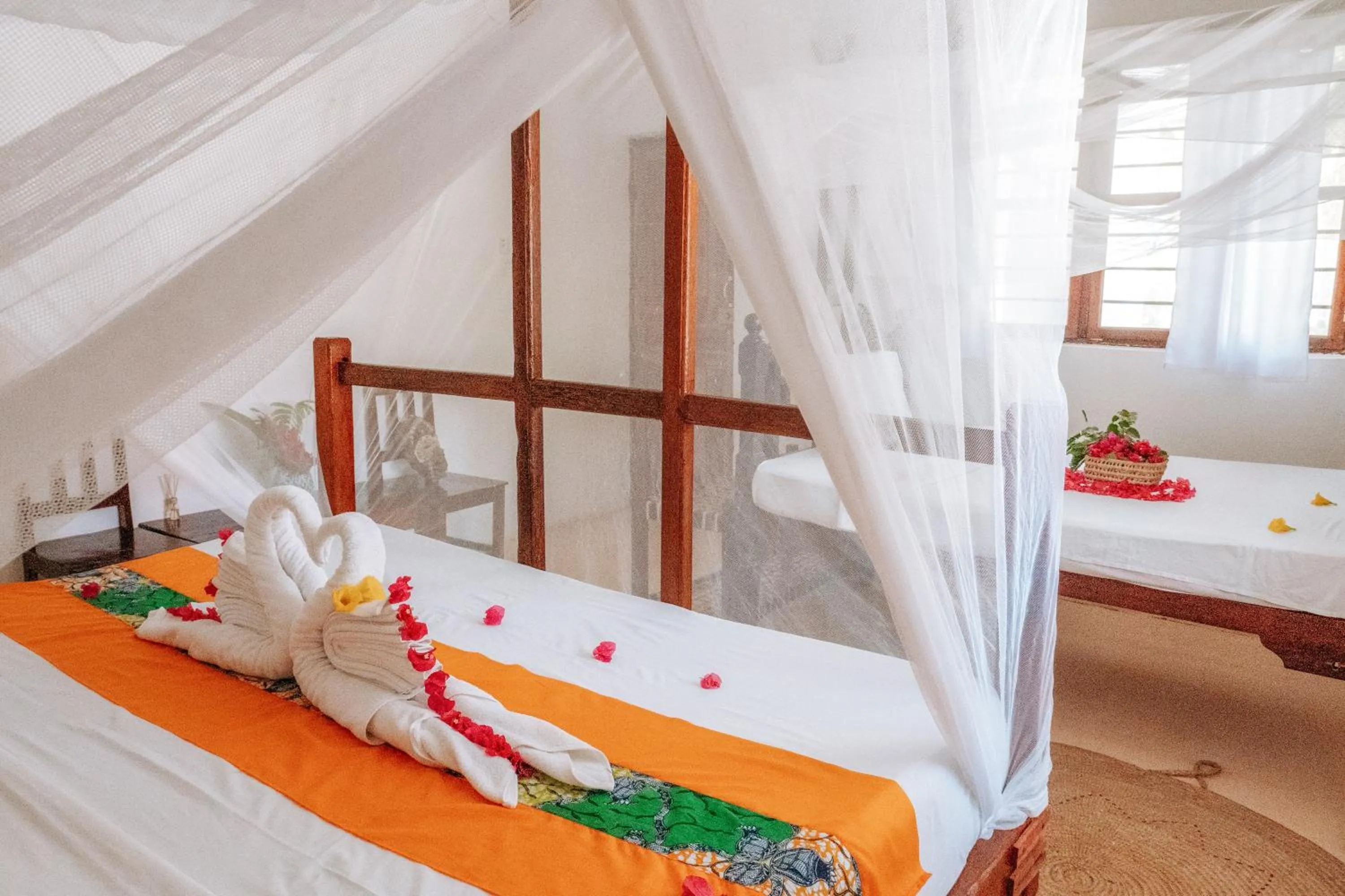 Bedroom, Bed in Zanzibar Gem Beach Bungalows