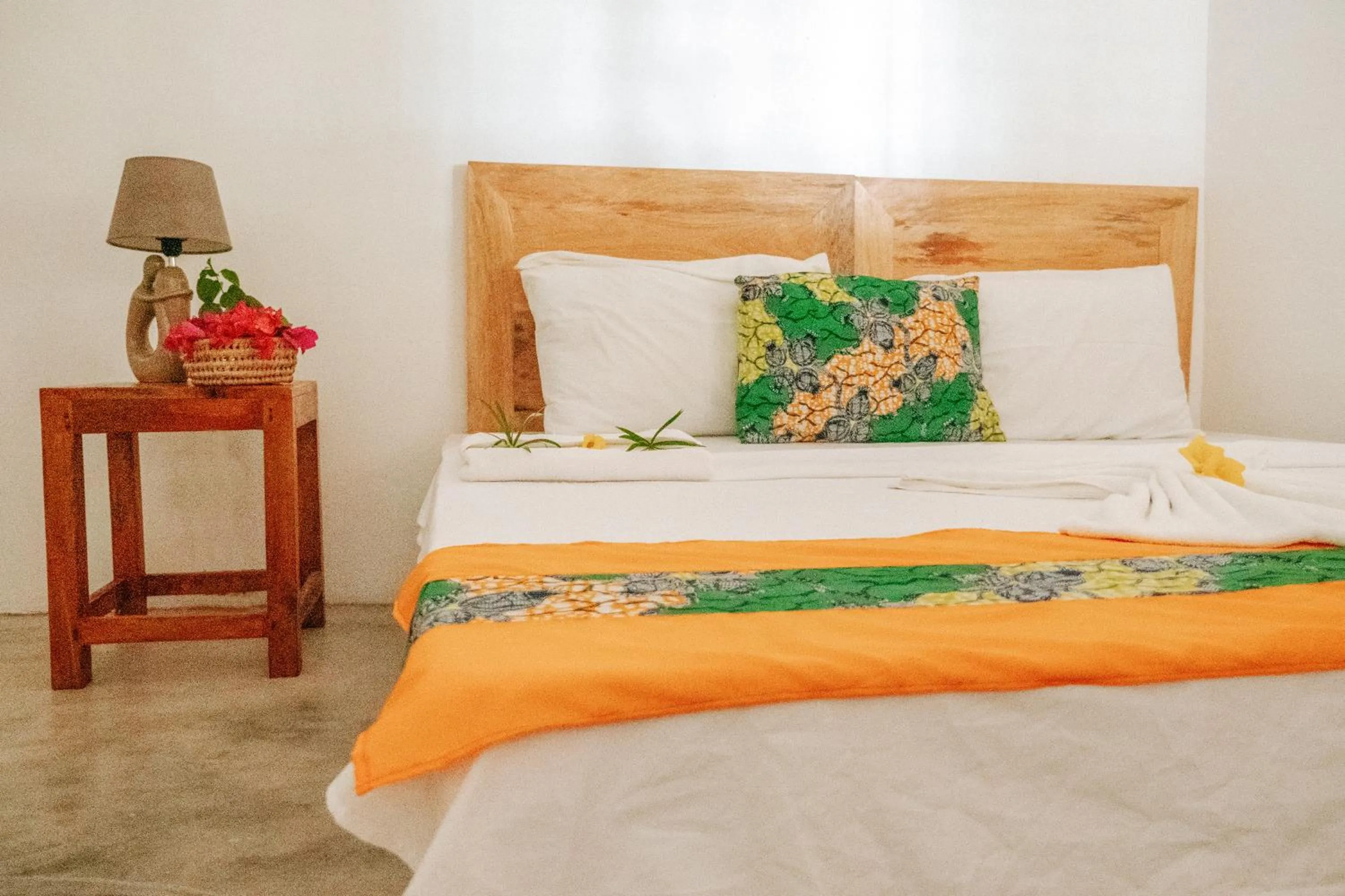 Bed in Zanzibar Gem Beach Bungalows