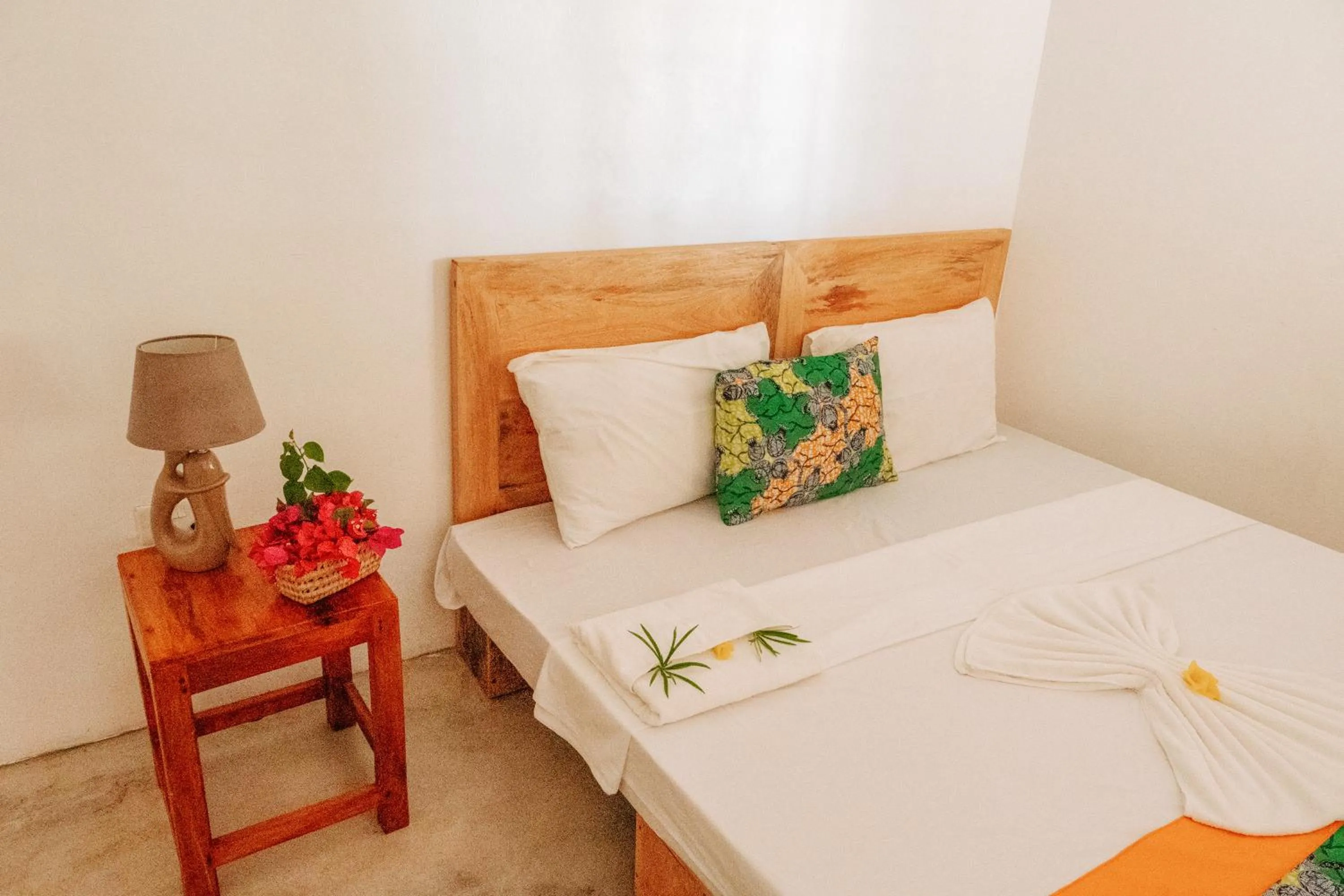 Bed in Zanzibar Gem Beach Bungalows