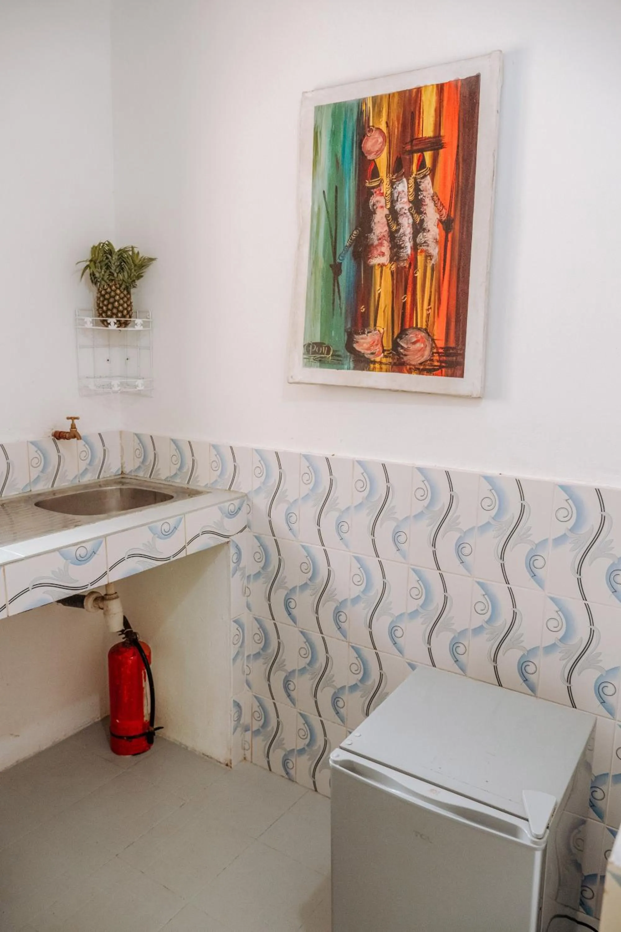 Kitchen or kitchenette in Zanzibar Gem Beach Bungalows