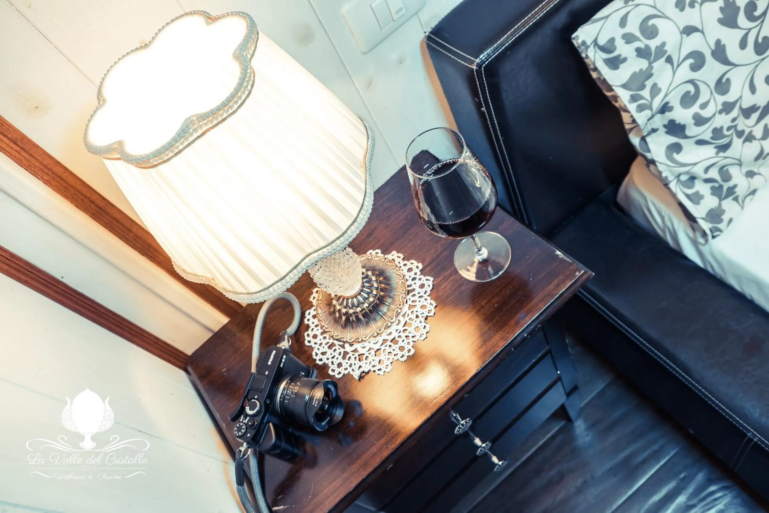 Bed in La Valle Del Cristallo Wellness & Charme