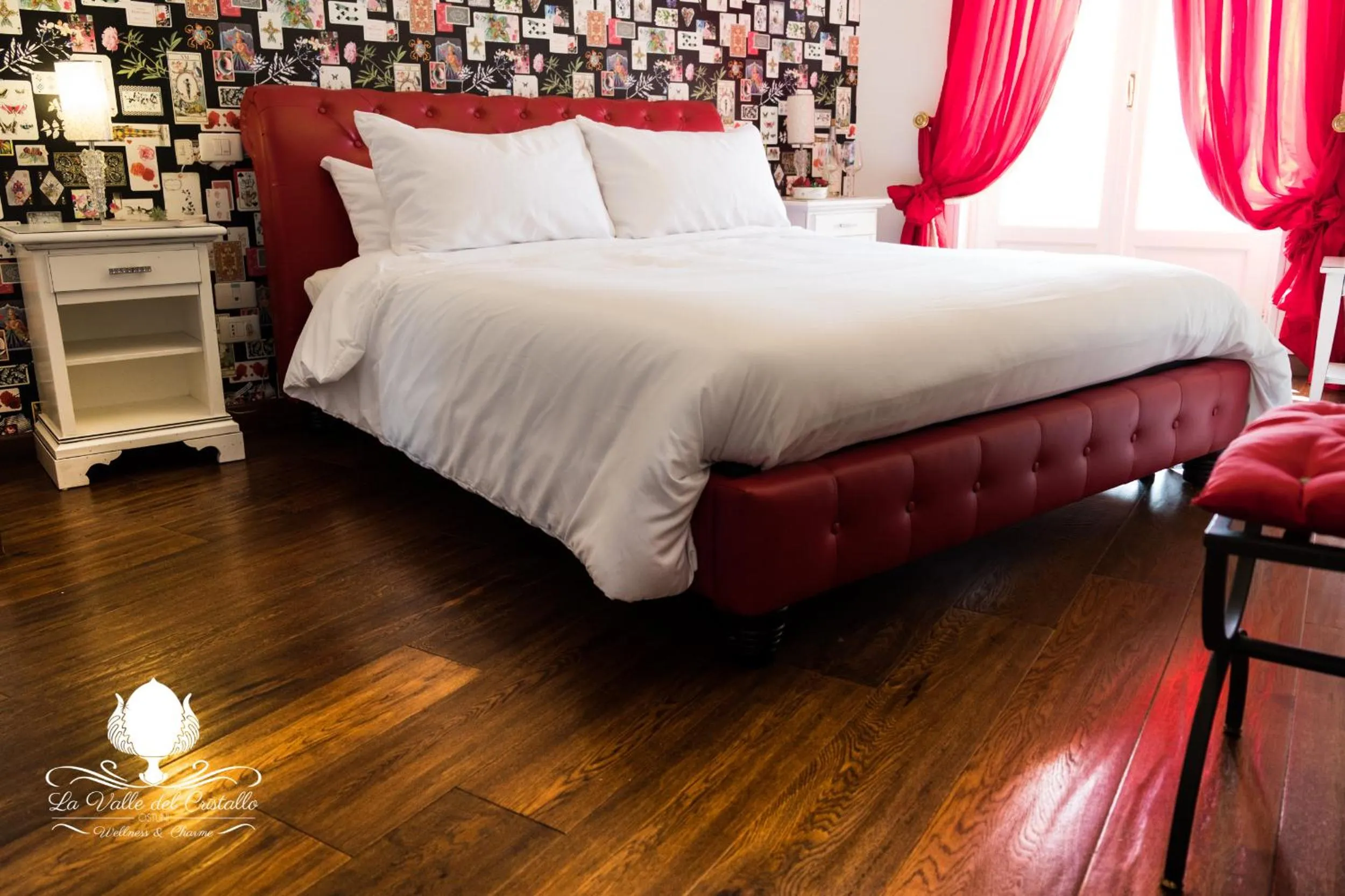 Bed in La Valle Del Cristallo Wellness & Charme