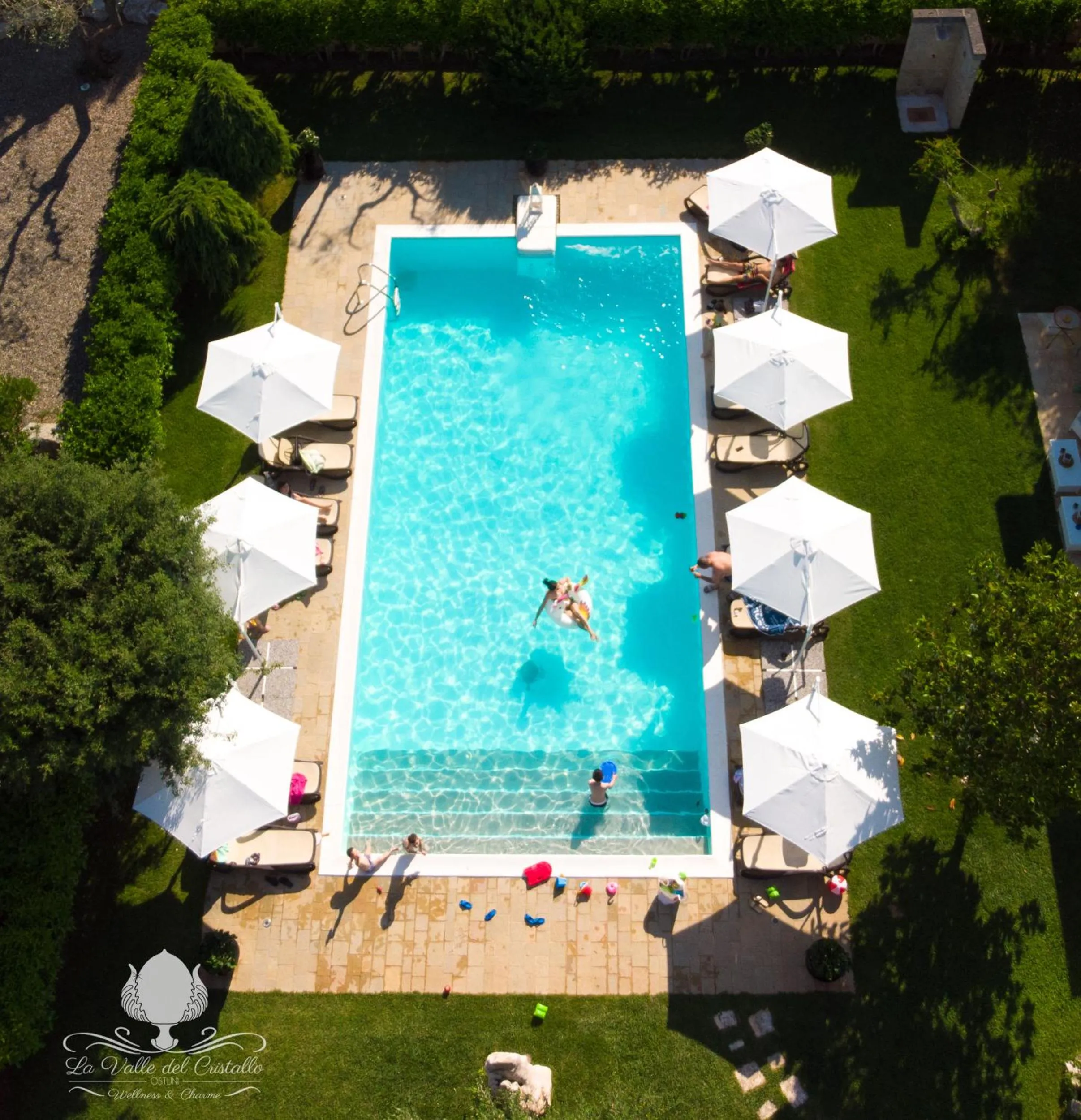Swimming pool in La Valle Del Cristallo Wellness & Charme