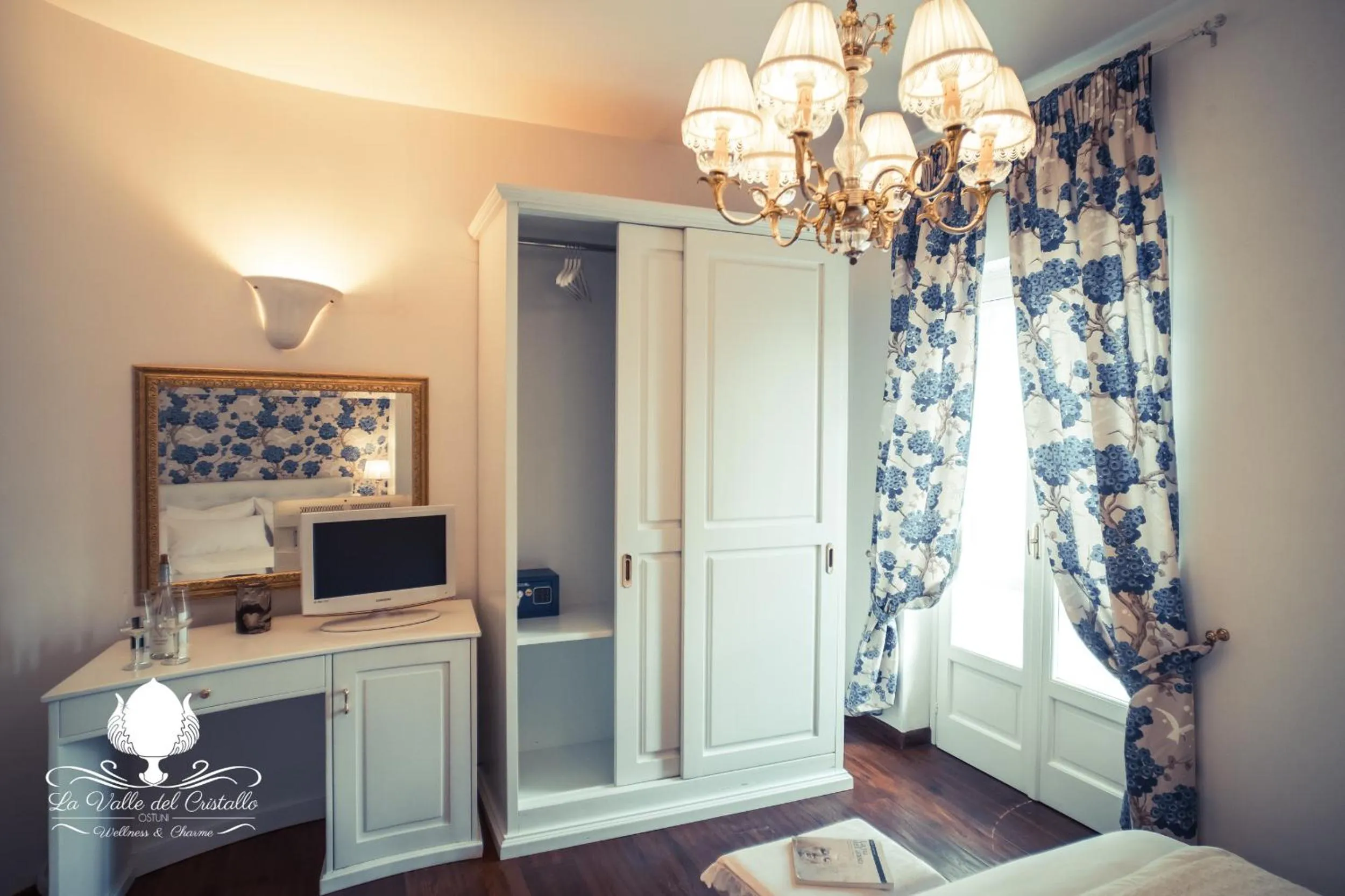 Bed in La Valle Del Cristallo Wellness & Charme