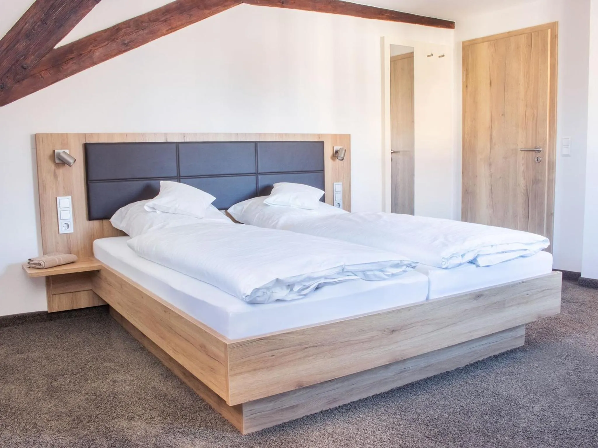 Photo of the whole room, Bed in Gasthof Landhotel Hirsch