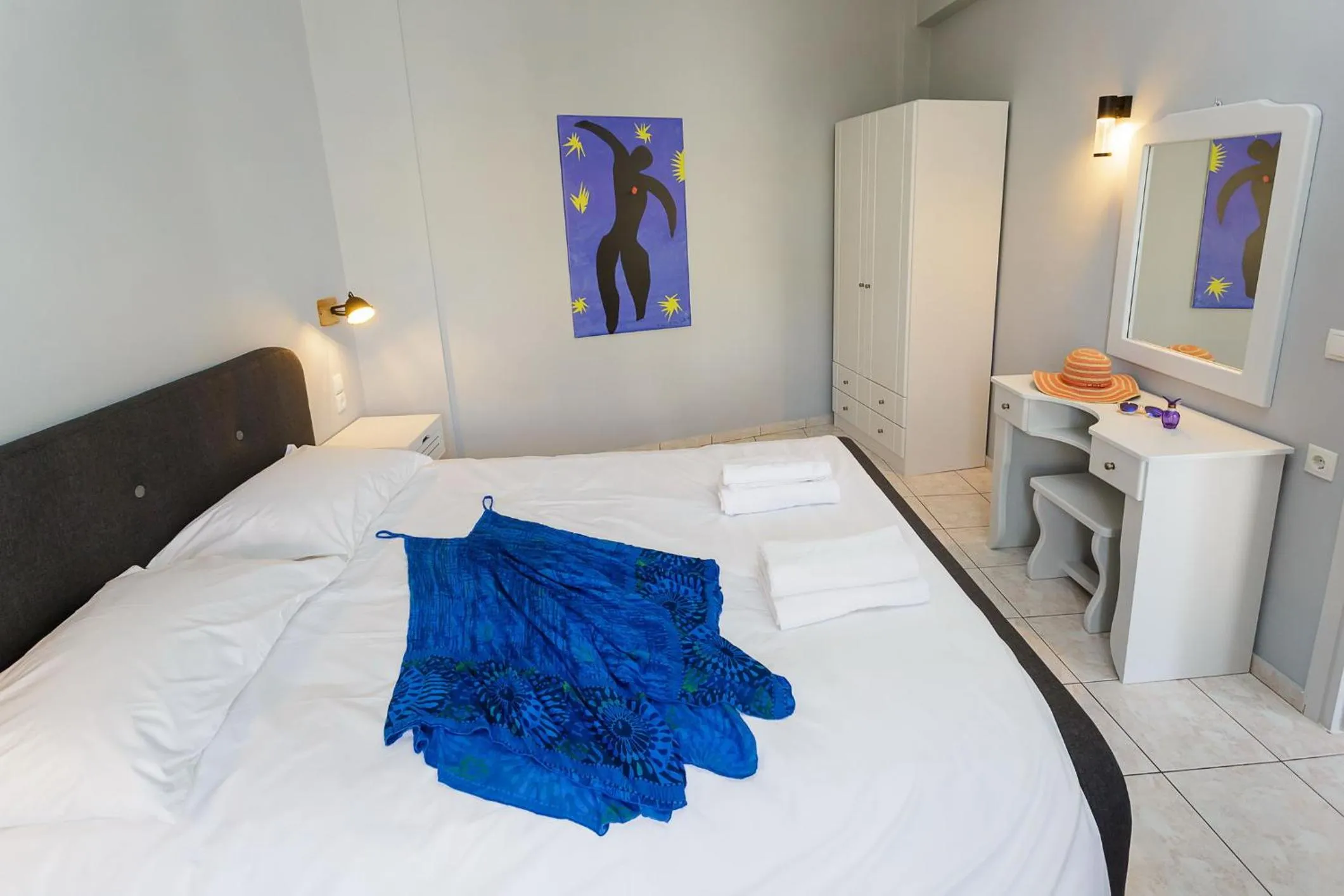 Bed in Sole Mare Seaside Apartments