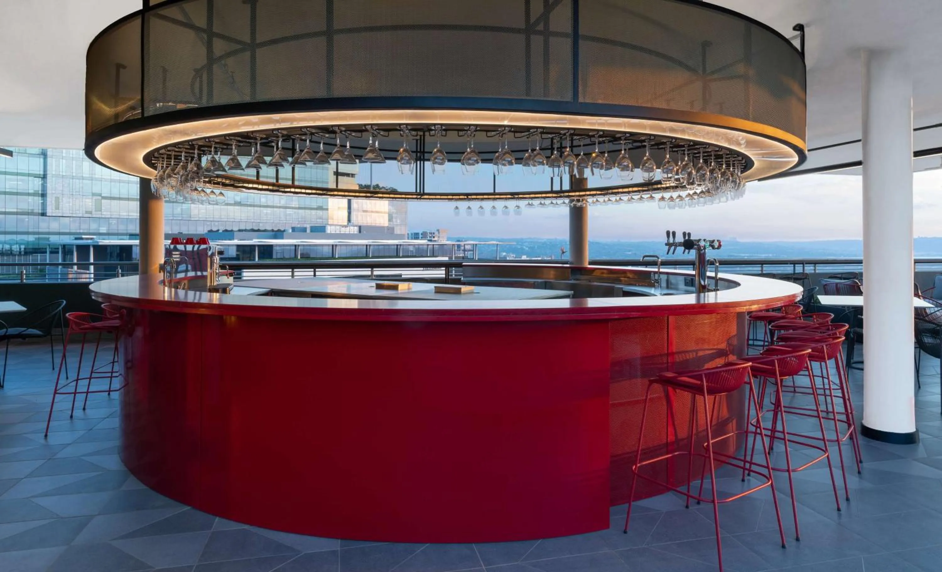 Restaurant/places to eat in Radisson RED Hotel Johannesburg Rosebank