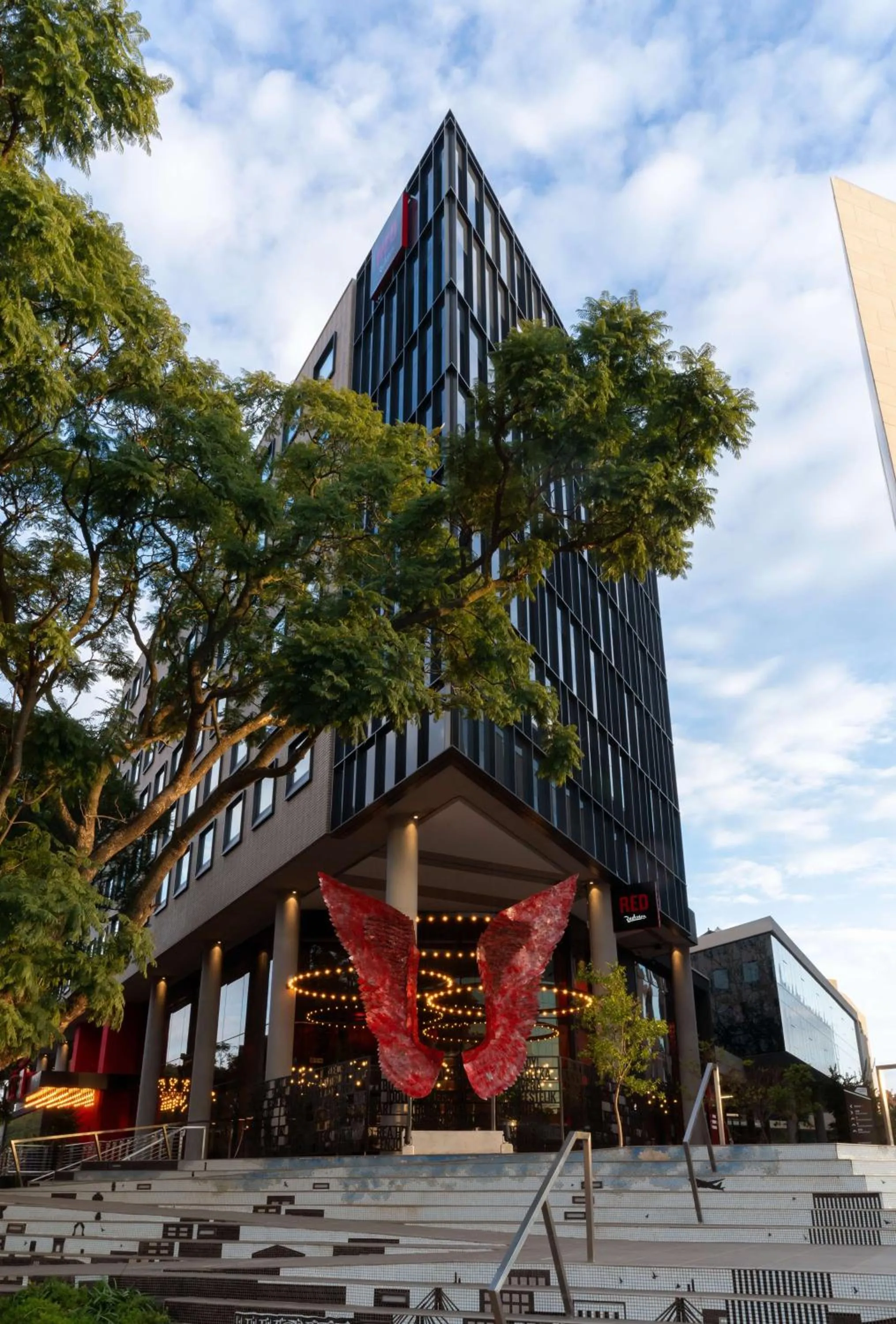 Property building in Radisson RED Hotel Johannesburg Rosebank