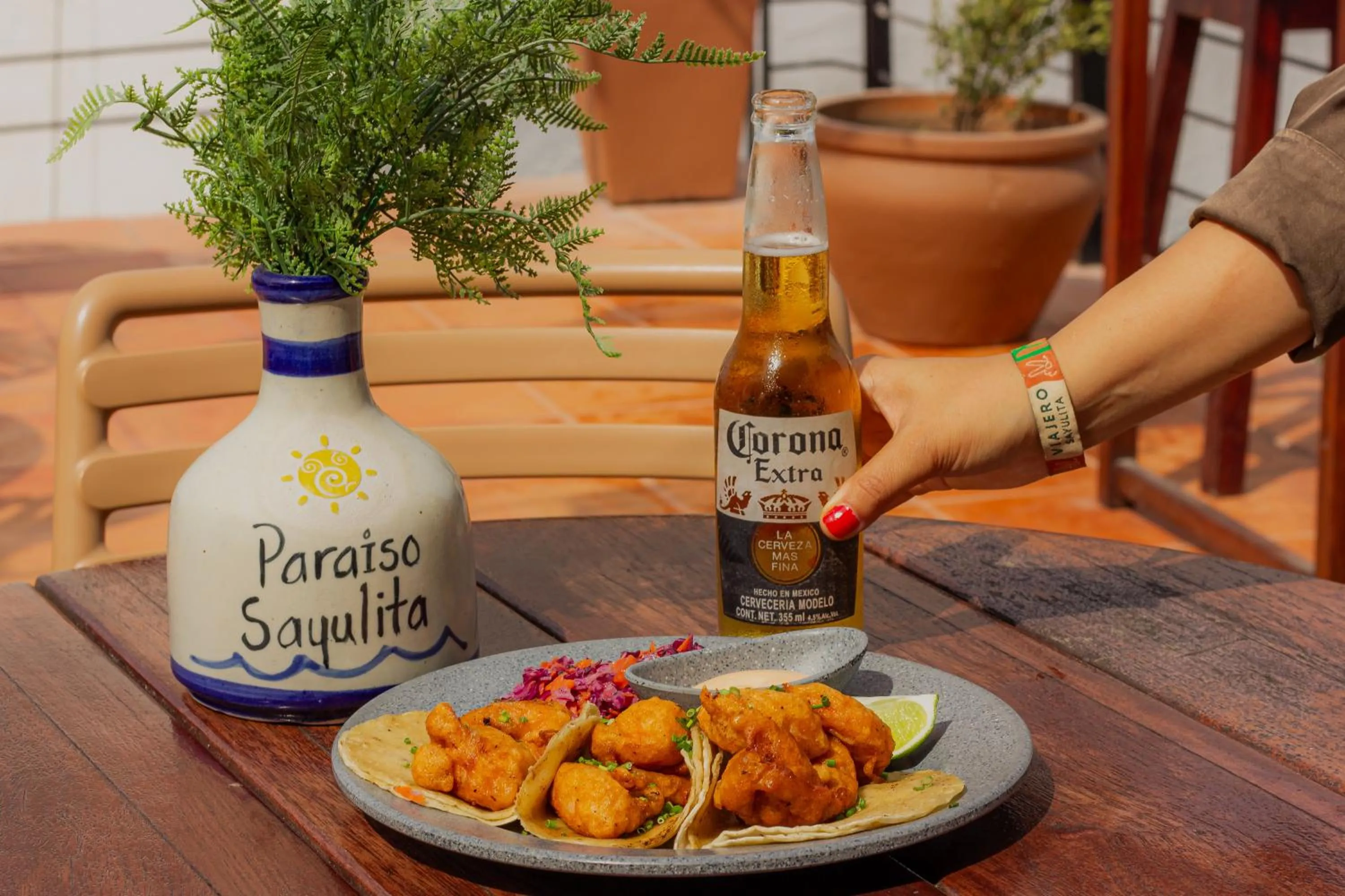 Food and drinks in Viajero Sayulita Hostel