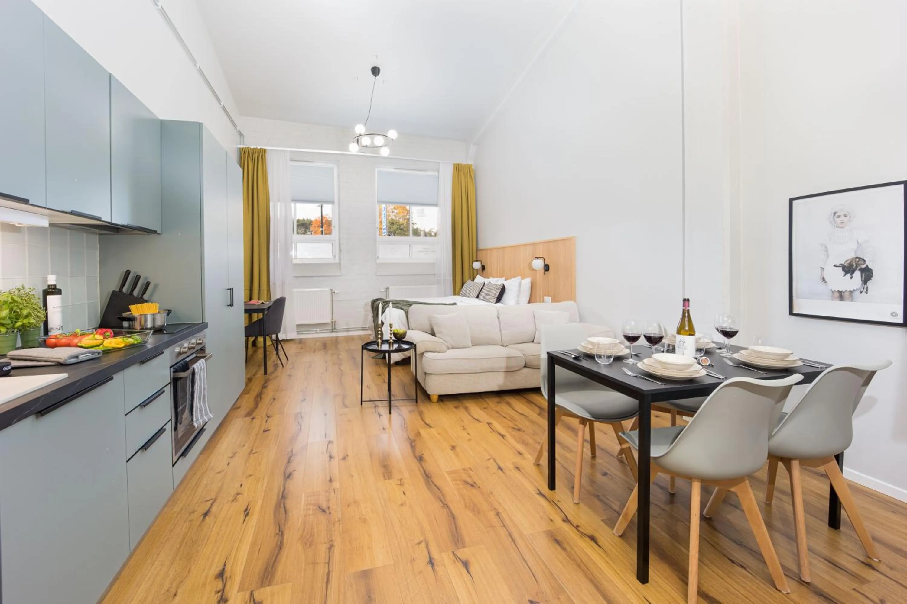 Seating area in Foundry Hotel Apartments