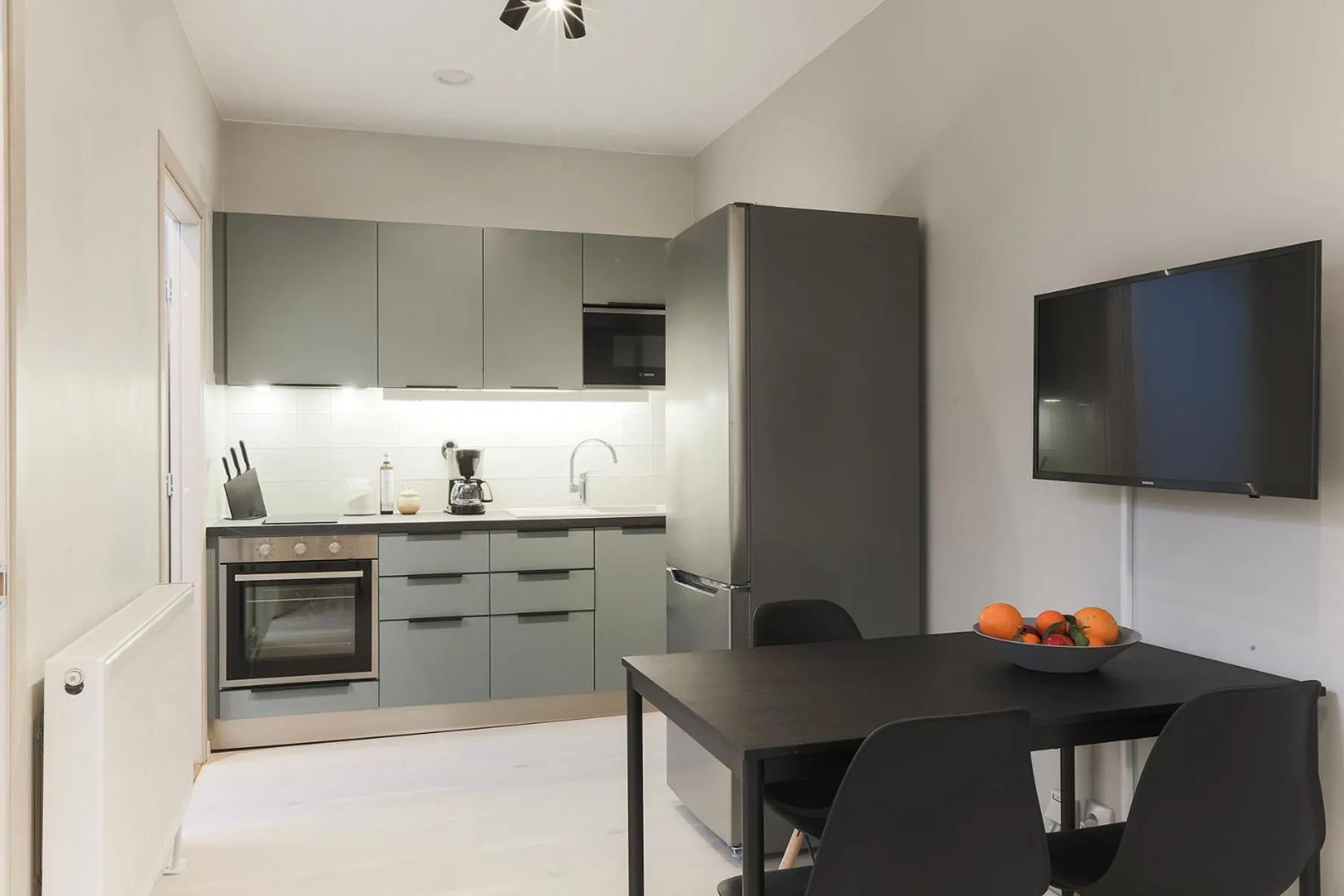 Kitchen or kitchenette in Foundry Hotel Apartments