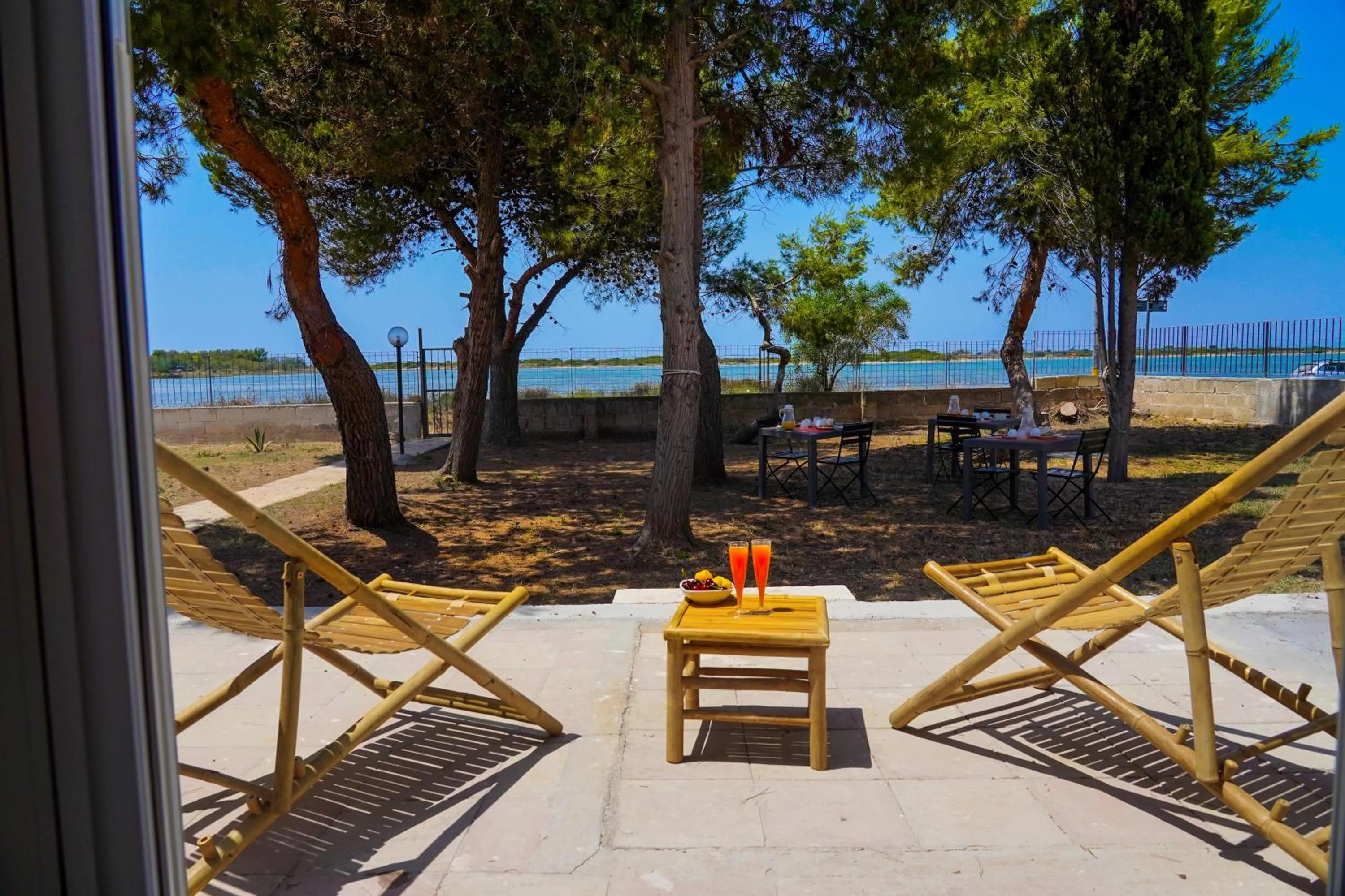 Patio in B&B La Penisola