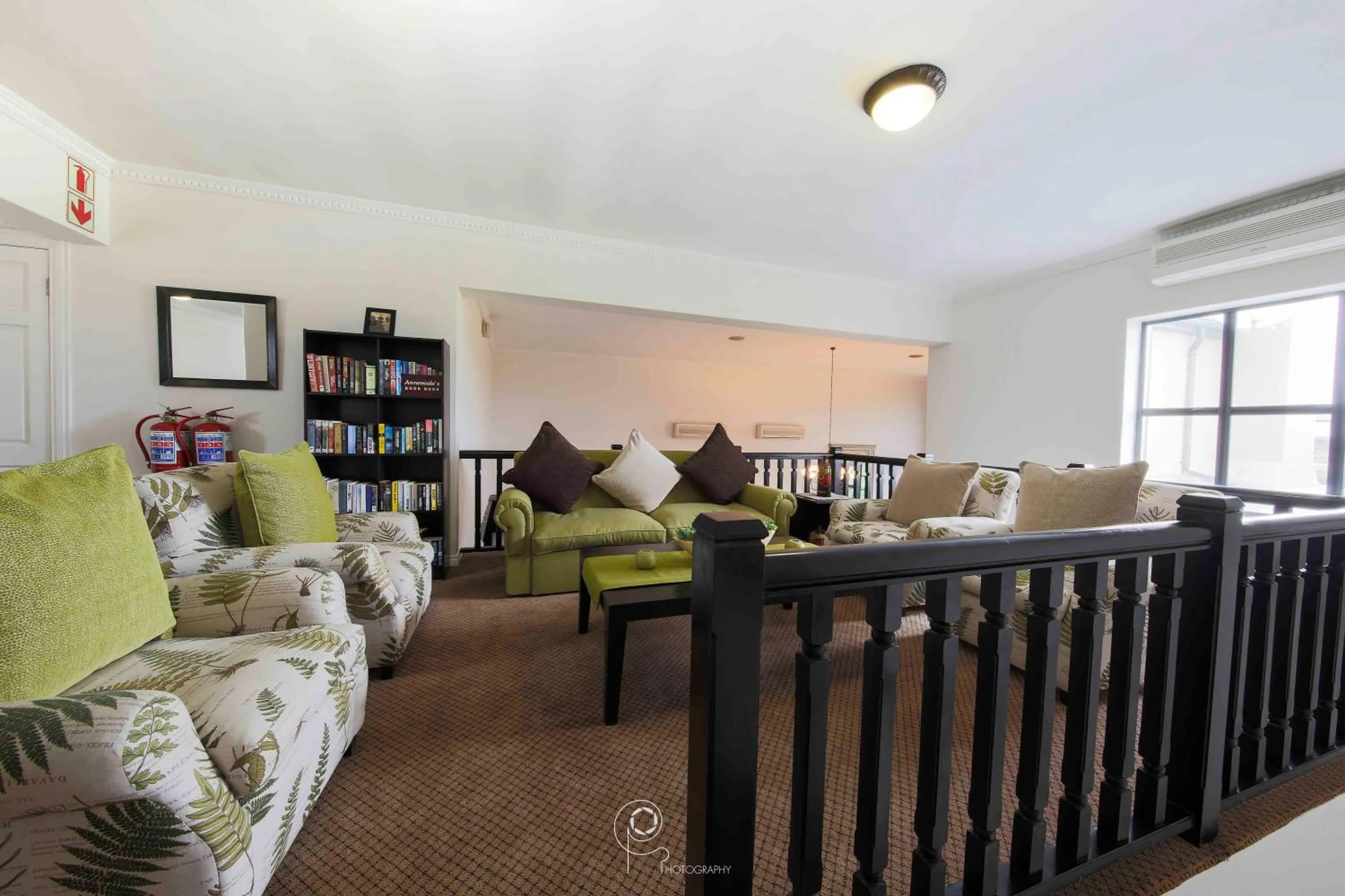 Seating area in The Lodge at Atlantic Beach