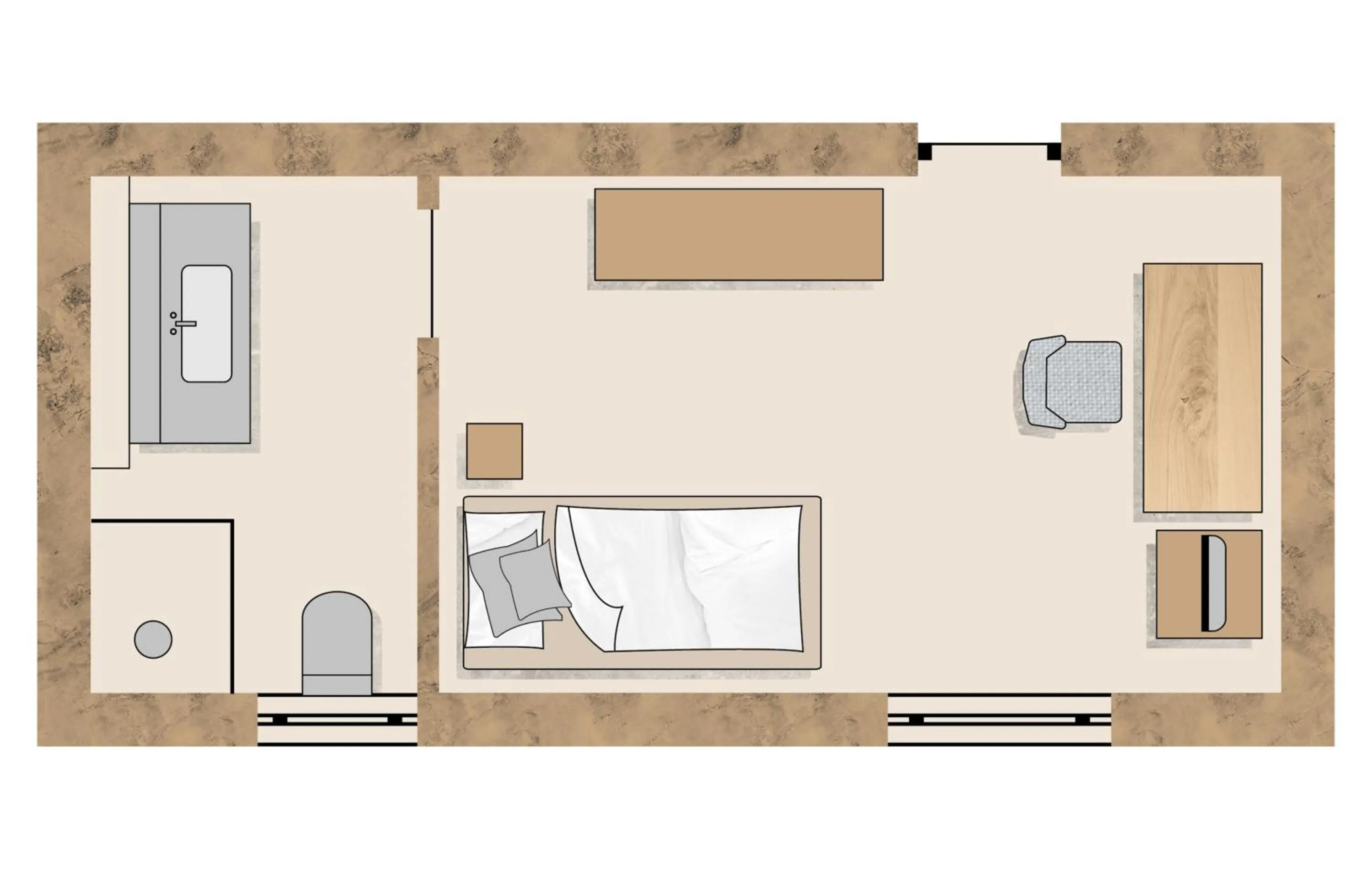 Floor plan in Wirthshof Hotel & Chalets