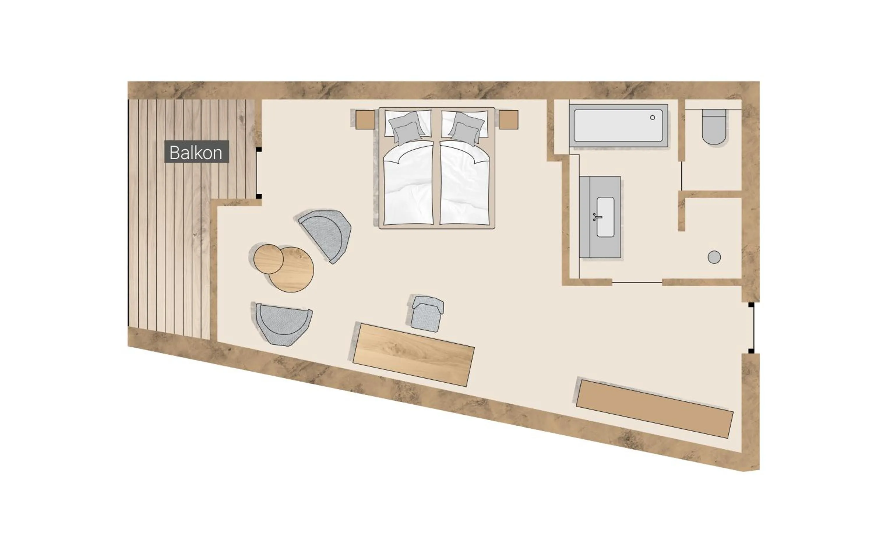 Floor plan in Wirthshof Hotel & Chalets