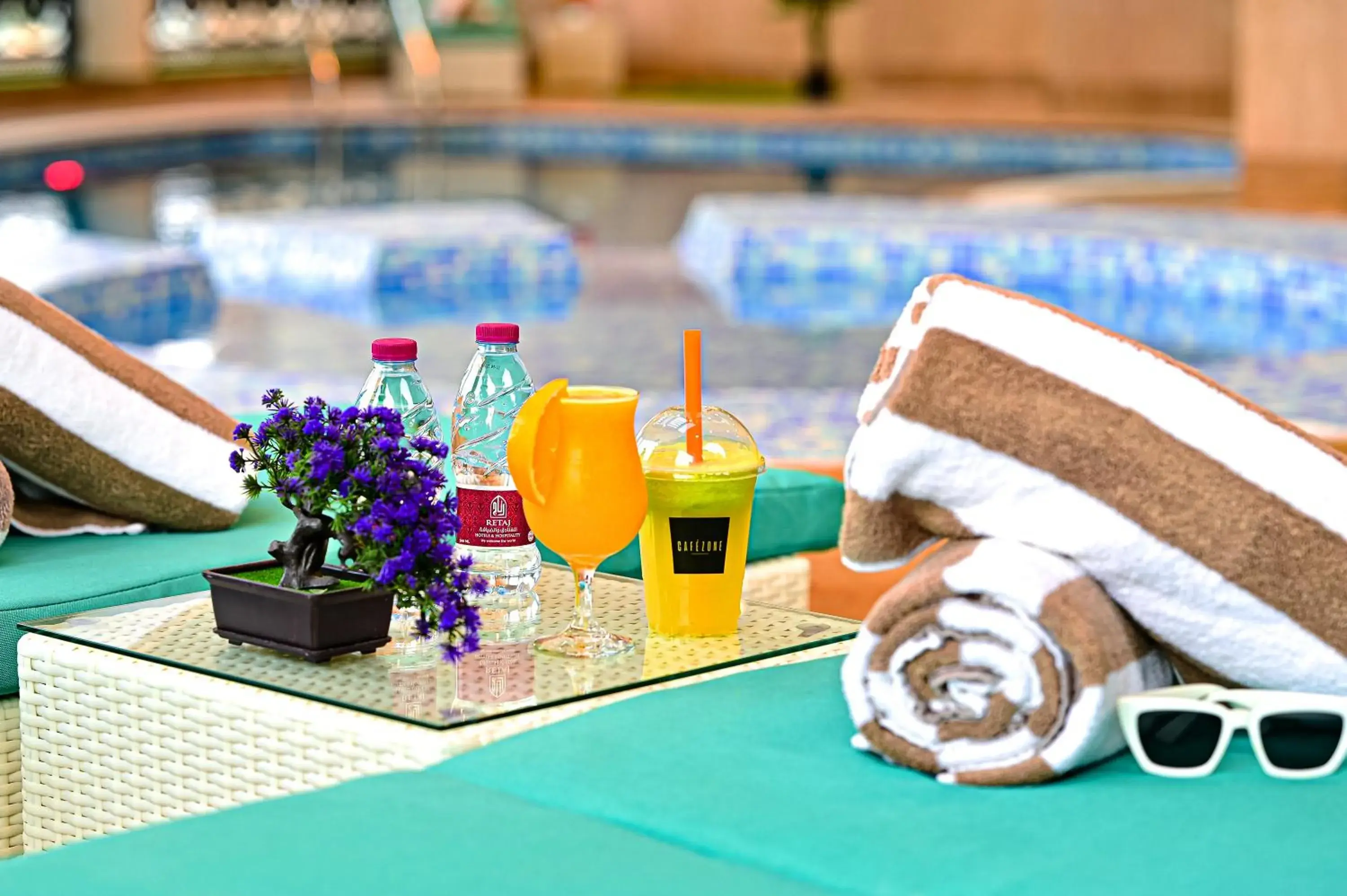 Pool view in Retaj Al Rayyan Pool view in Retaj Al Rayyan