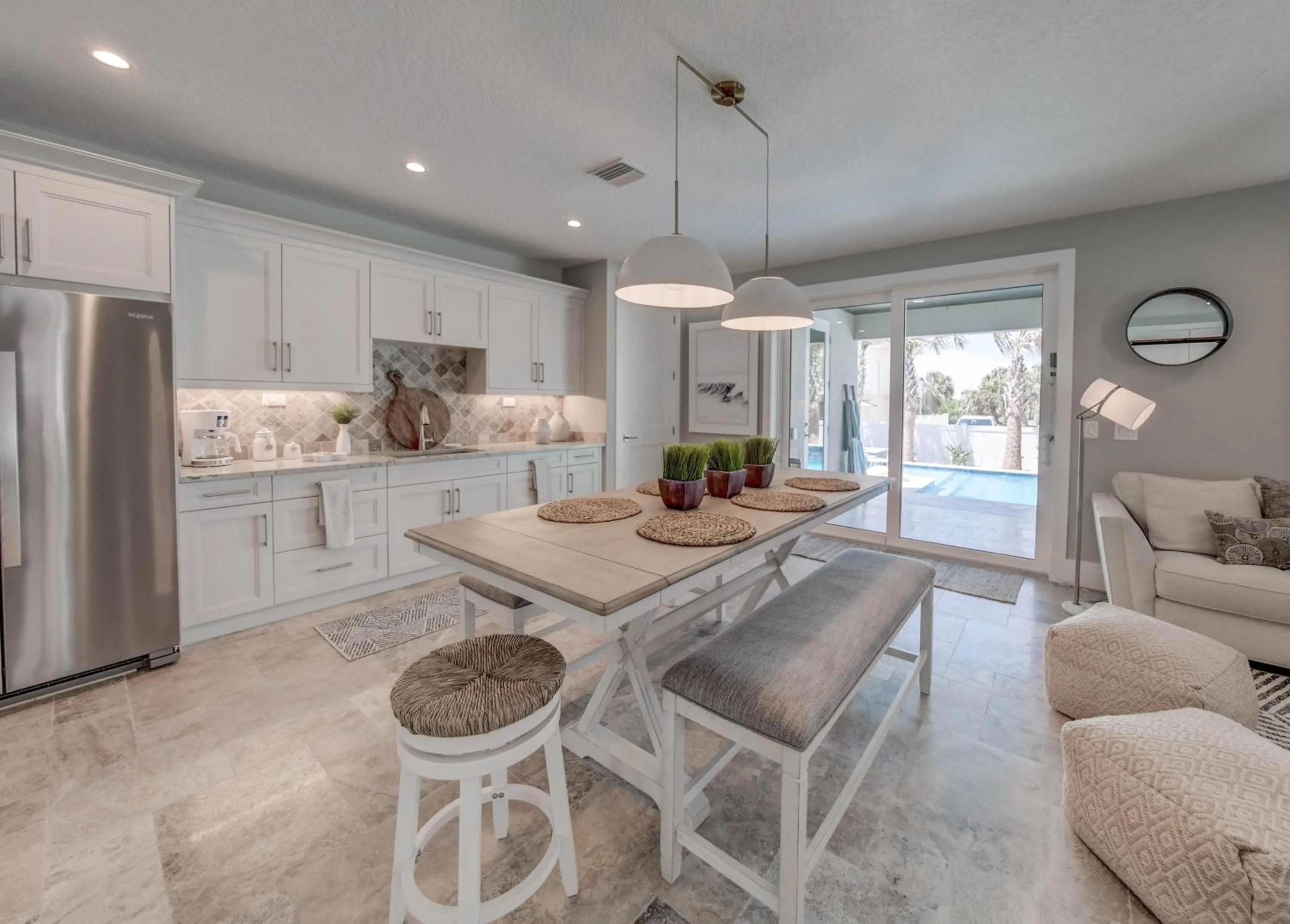 Villa Nautilus New Lux 3 Story Pool Hot Tub Home with Elevator- Steps away from the beach