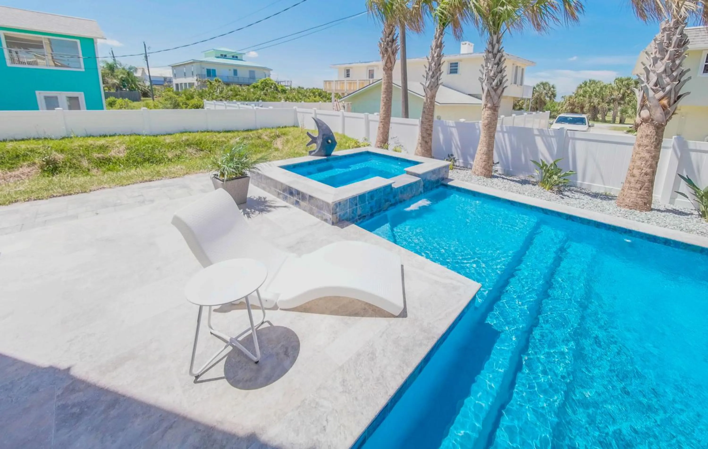Villa Nautilus New Lux 3 Story Pool Hot Tub Home with Elevator- Steps away from the beach