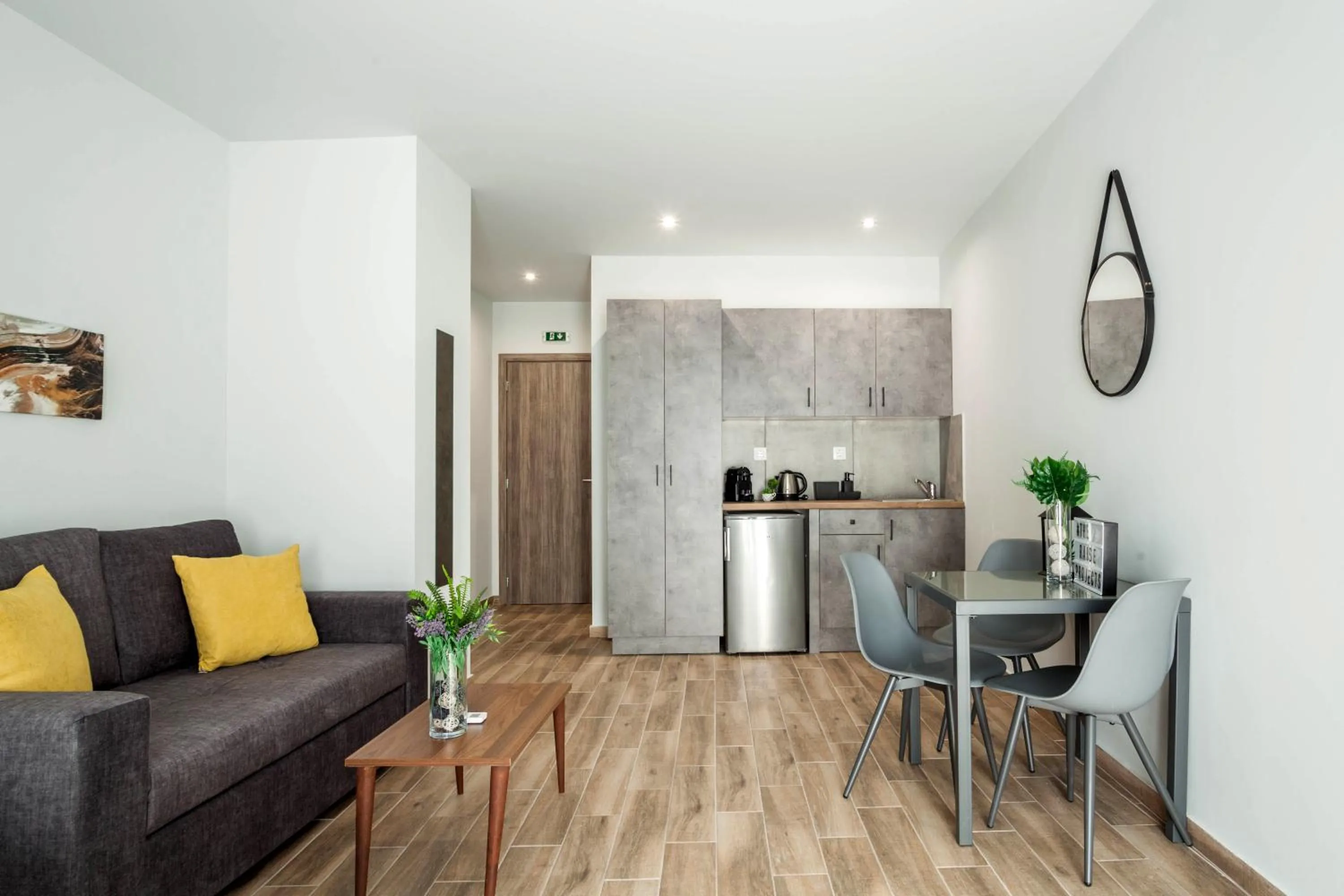 Kitchen or kitchenette in Raise Heraklion Boutique Apartments