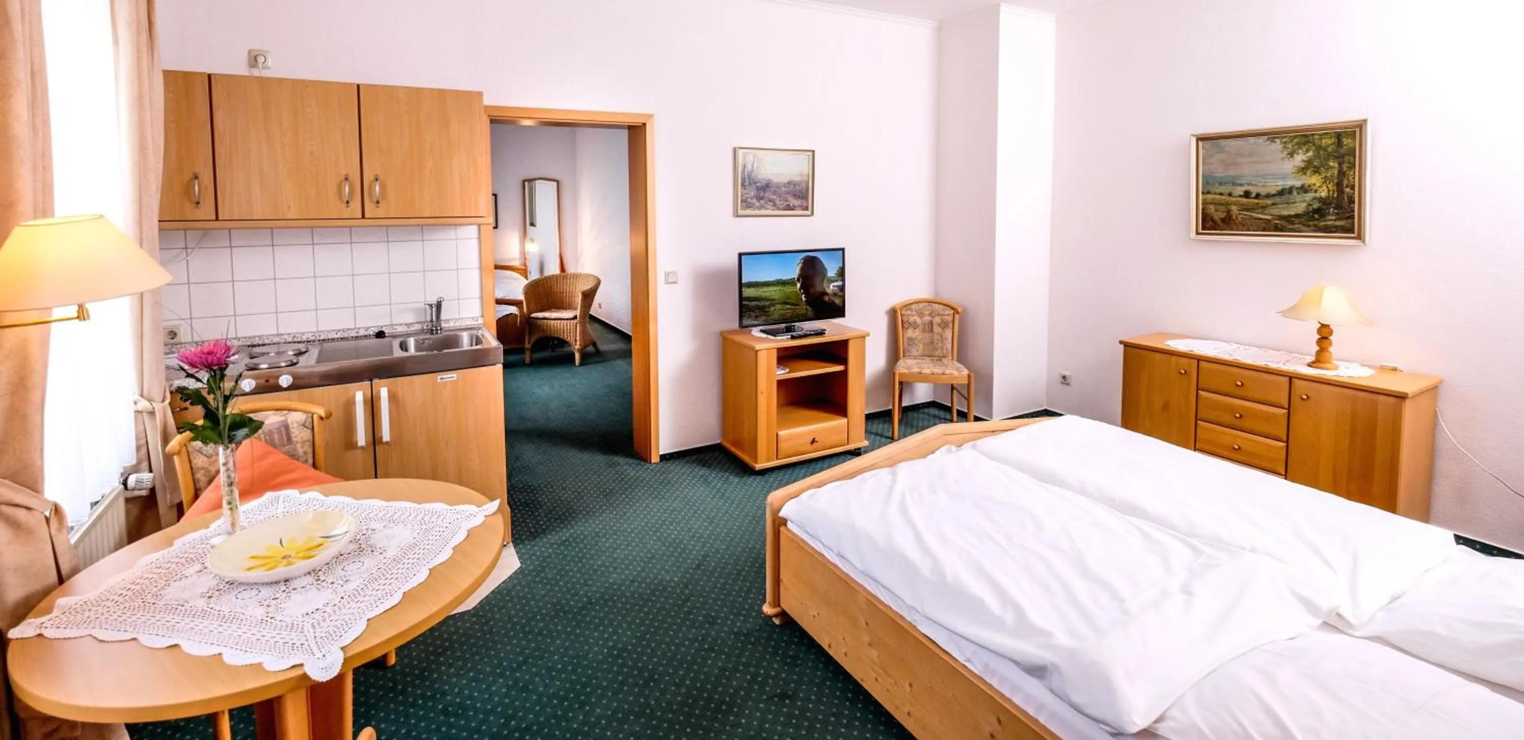 Bedroom, Bed in Harzer Hof