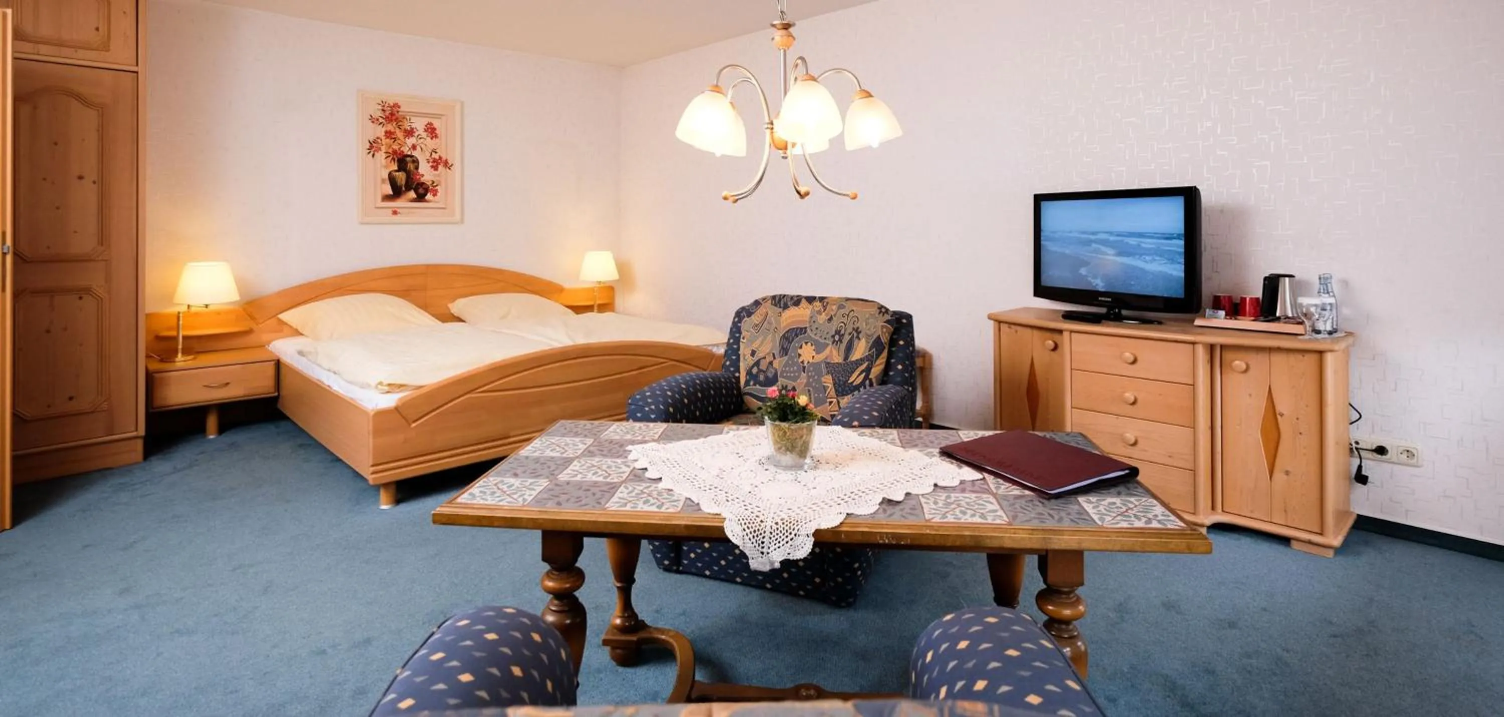 Bedroom, Bed in Harzer Hof