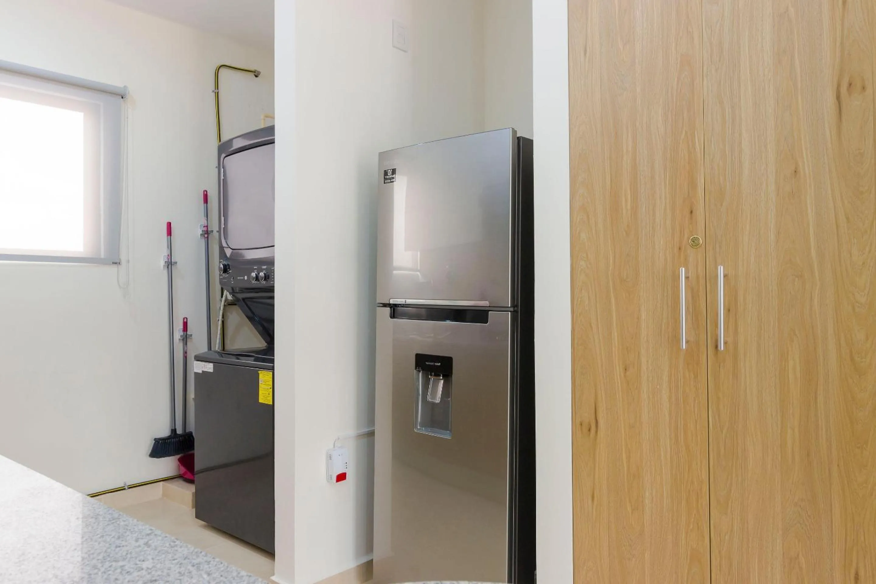 Kitchen or kitchenette in Breezy & Bright Full Apartment