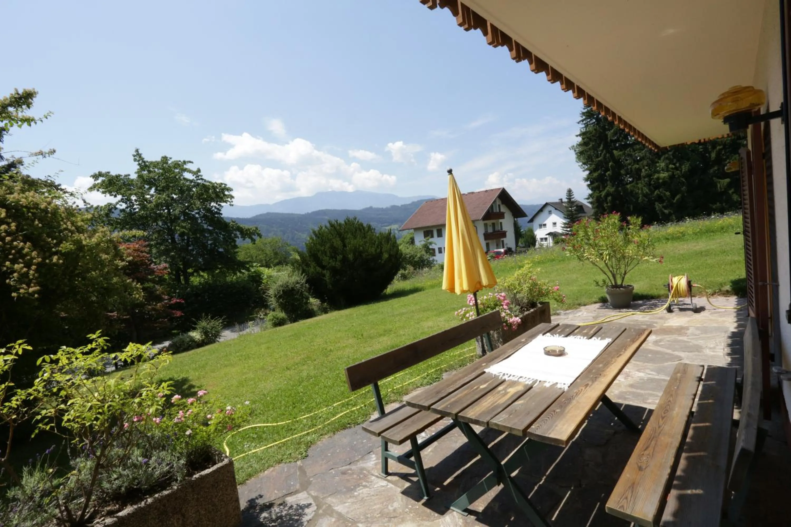 Garden view in Pesentheinerhof