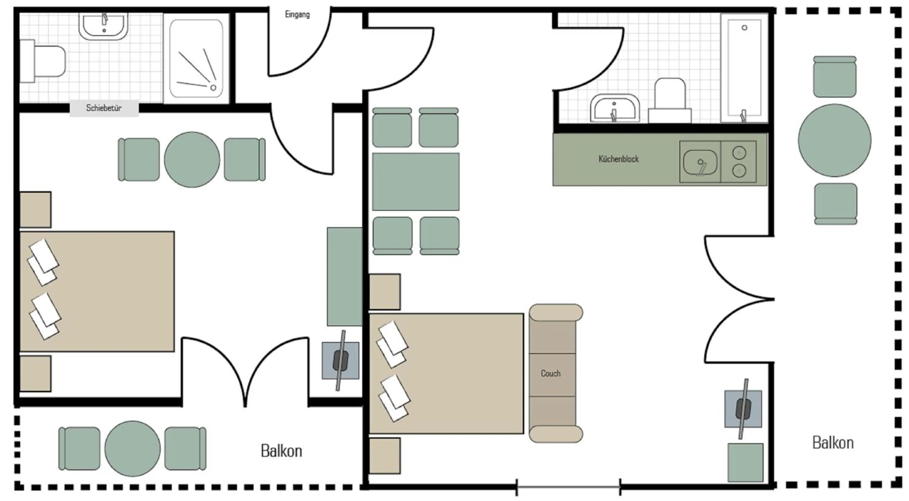 Area and facilities in Pesentheinerhof