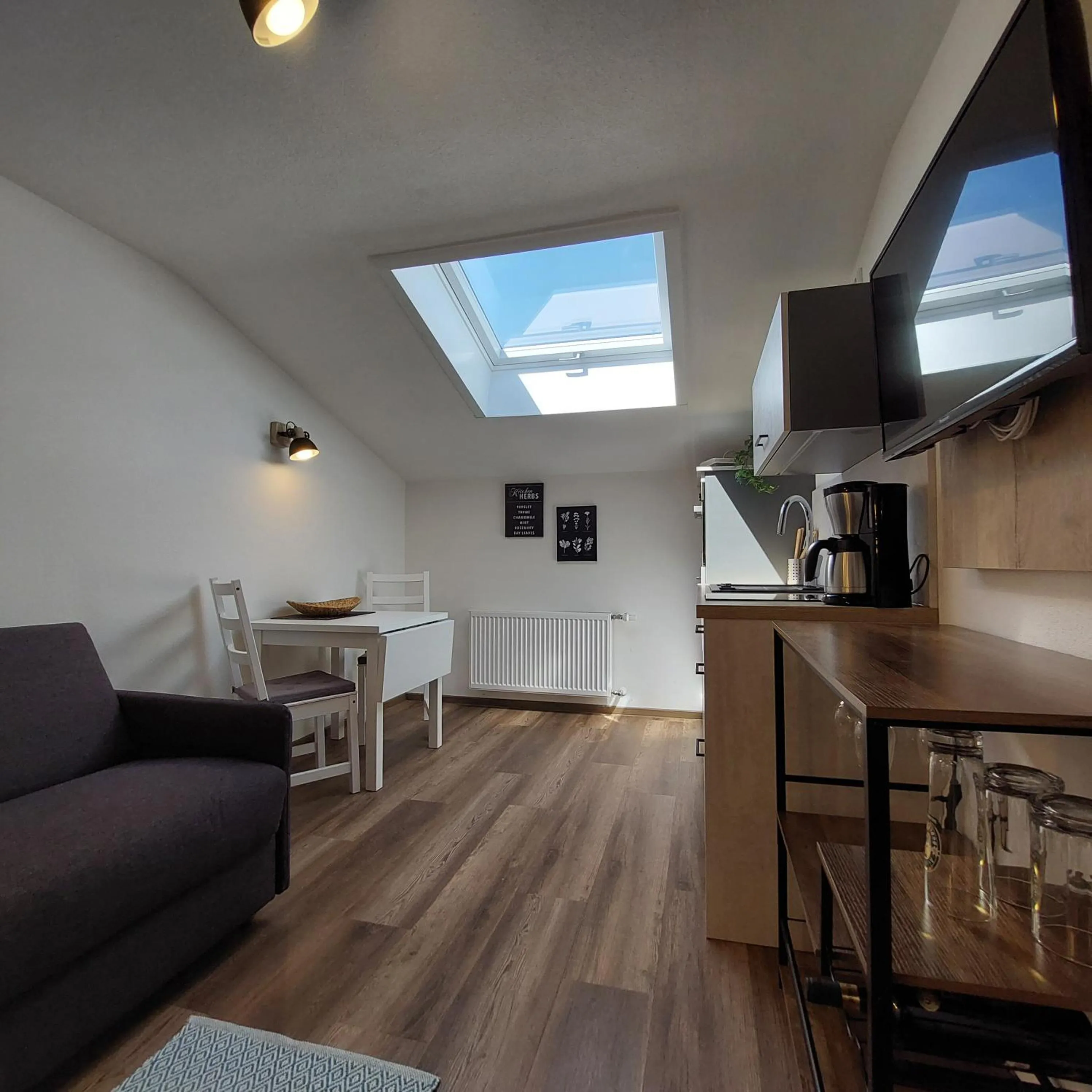 Kitchen or kitchenette in Hotel Garni Malerwinkl