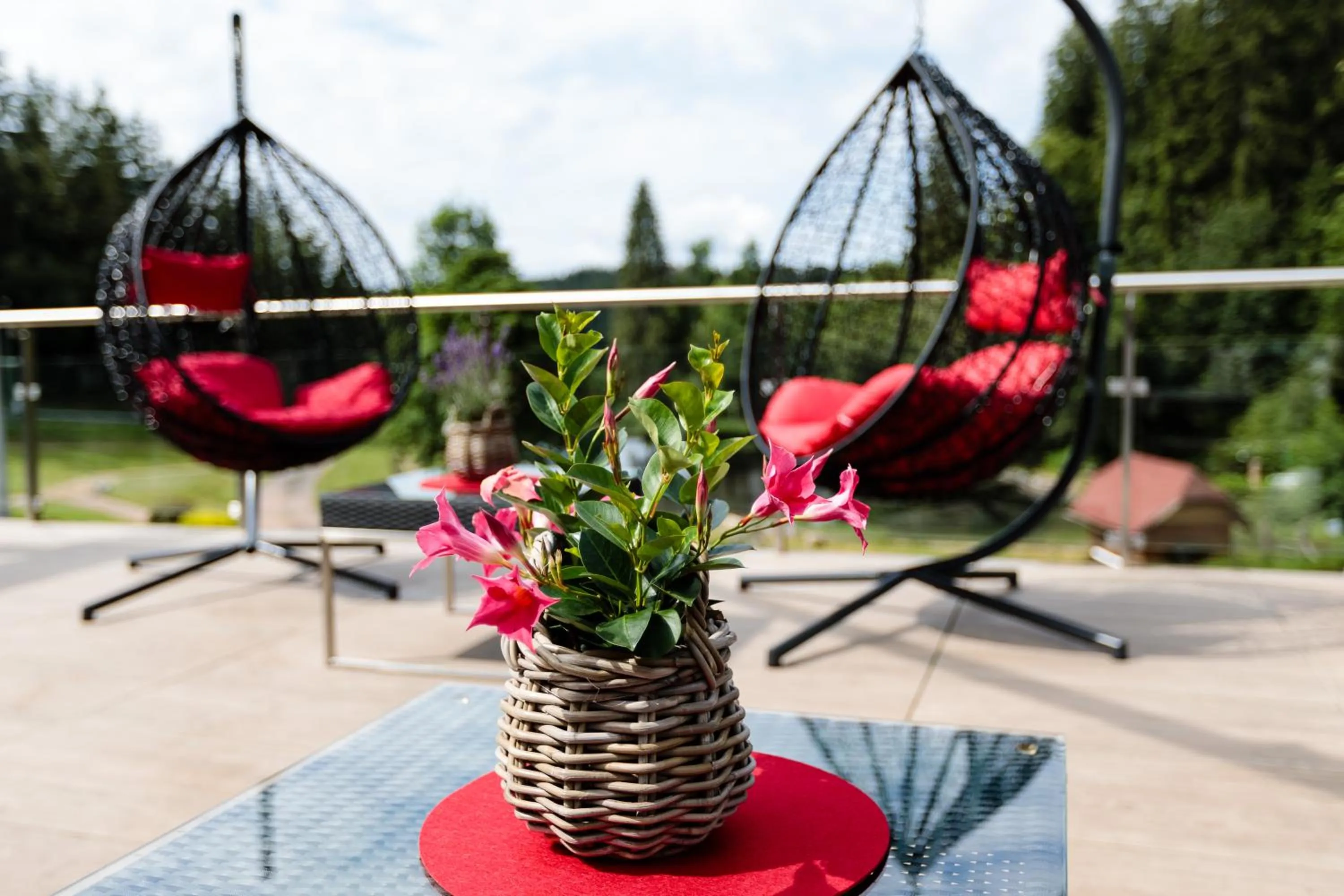Balcony/Terrace in Landhaus Lauble