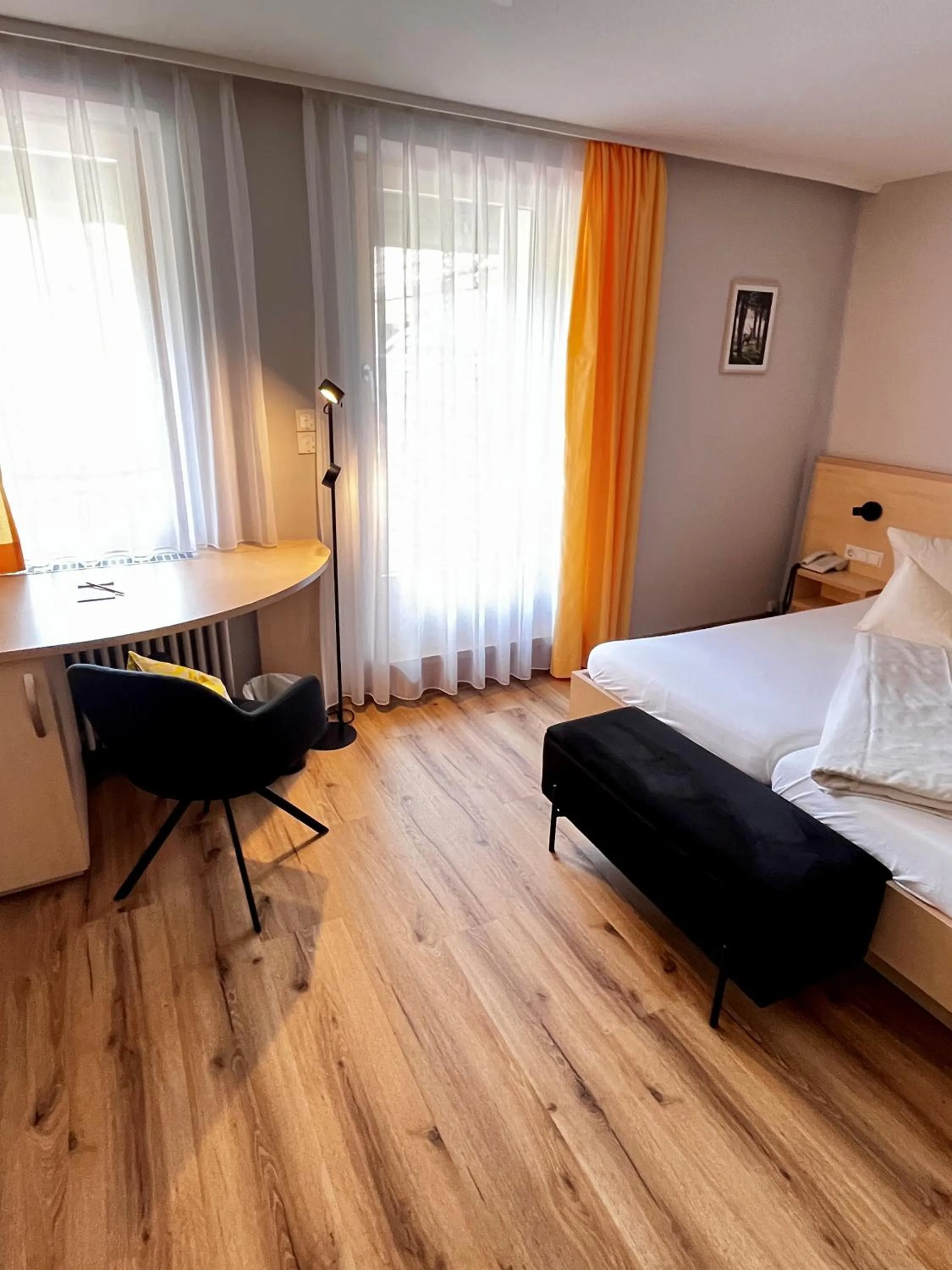 Bedroom, Bed in Landhaus Lauble