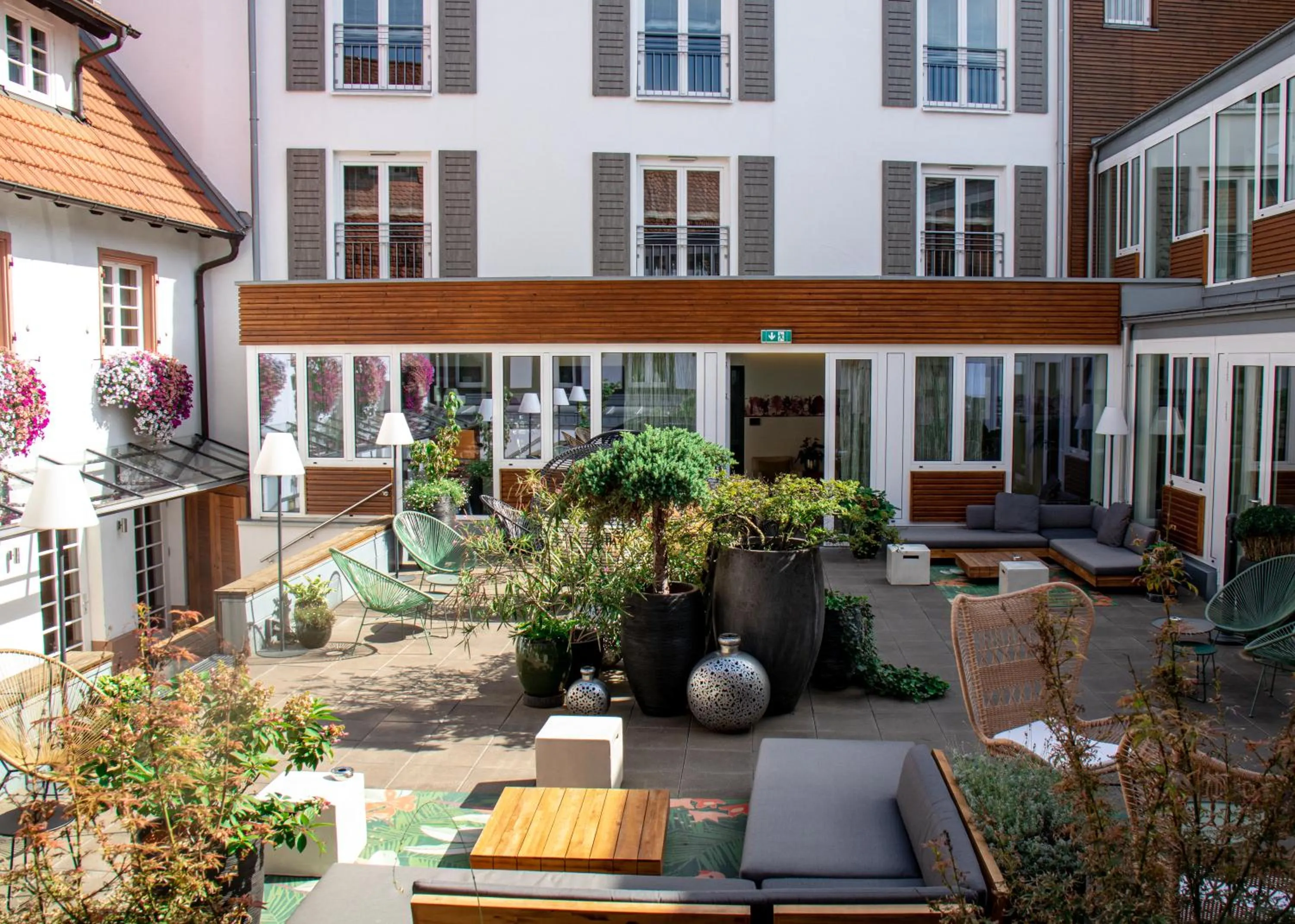 Patio in Hotel Ritter Durbach