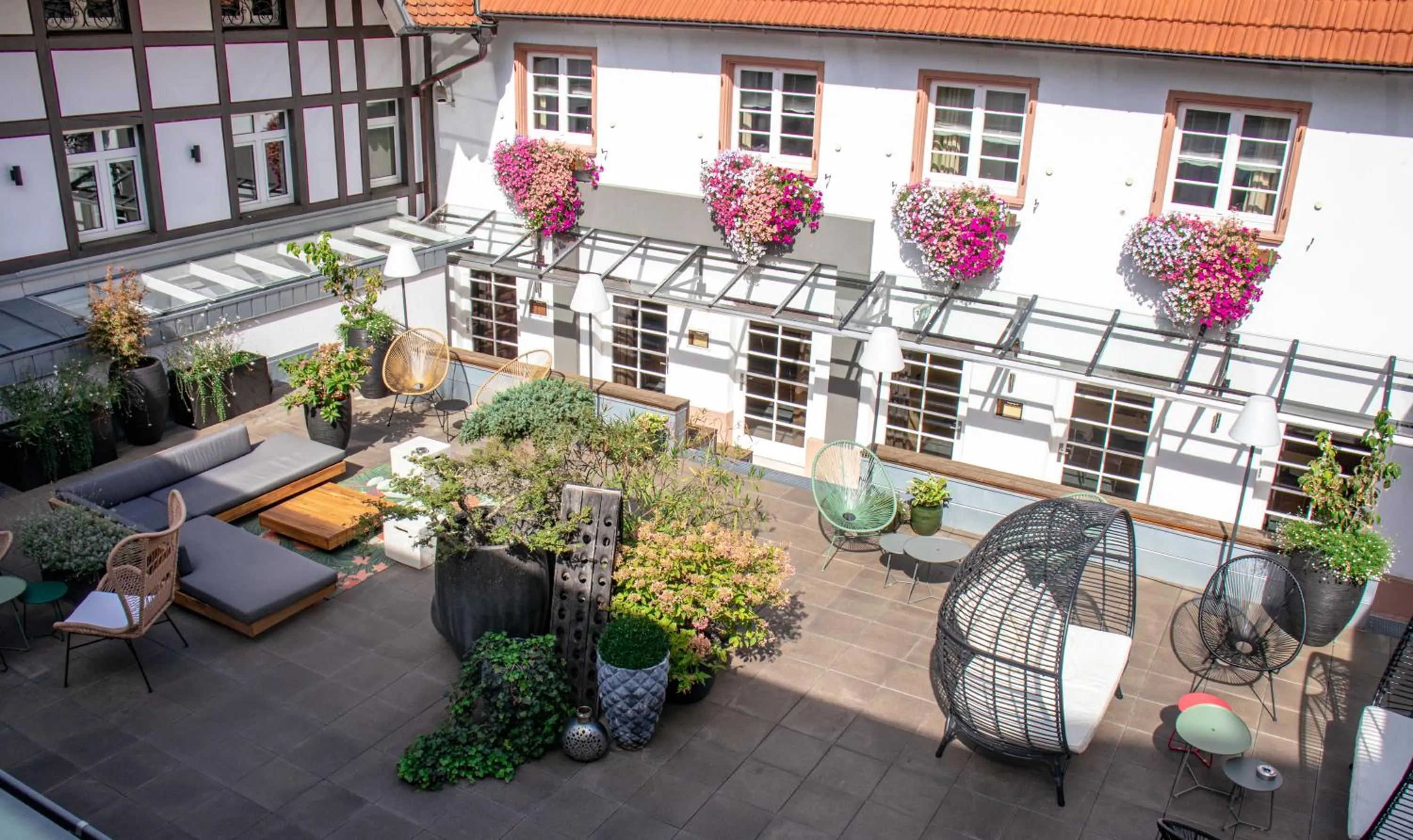 Patio in Hotel Ritter Durbach
