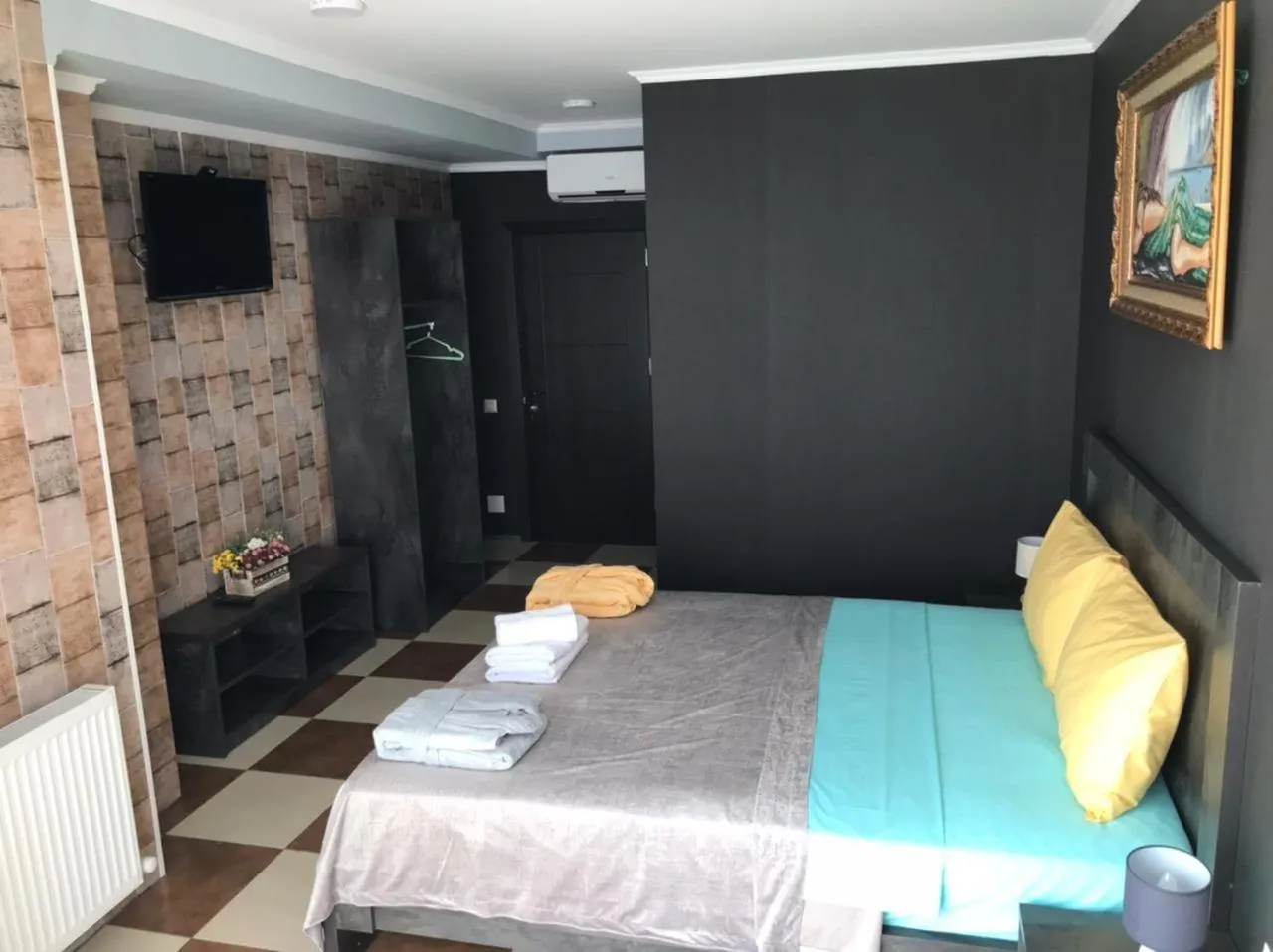 Bed in Batumi West Hotel