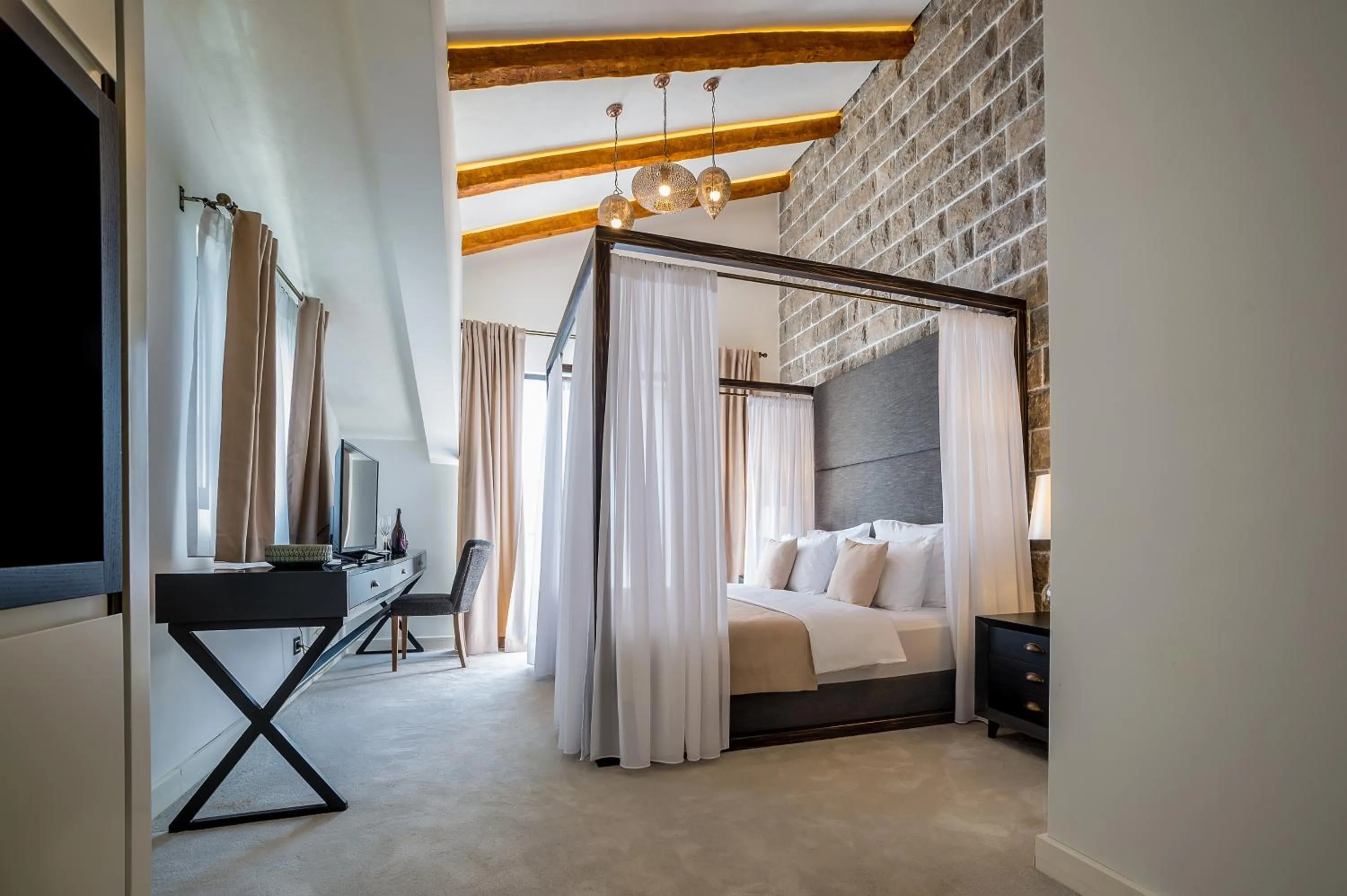 Bed in Hotel Palazzo del Mare - Essenza