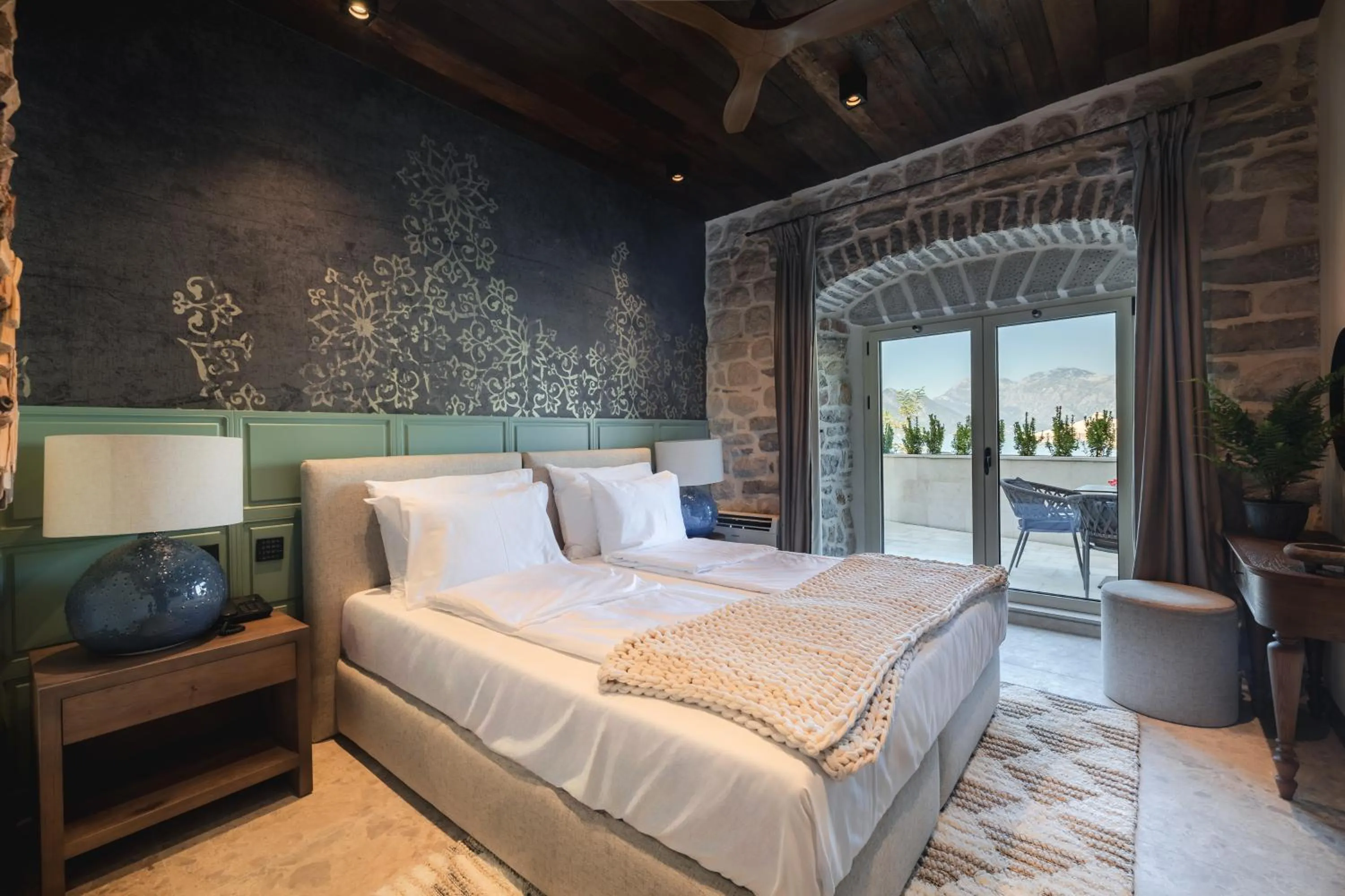 Bed in Hotel Palazzo del Mare - Essenza