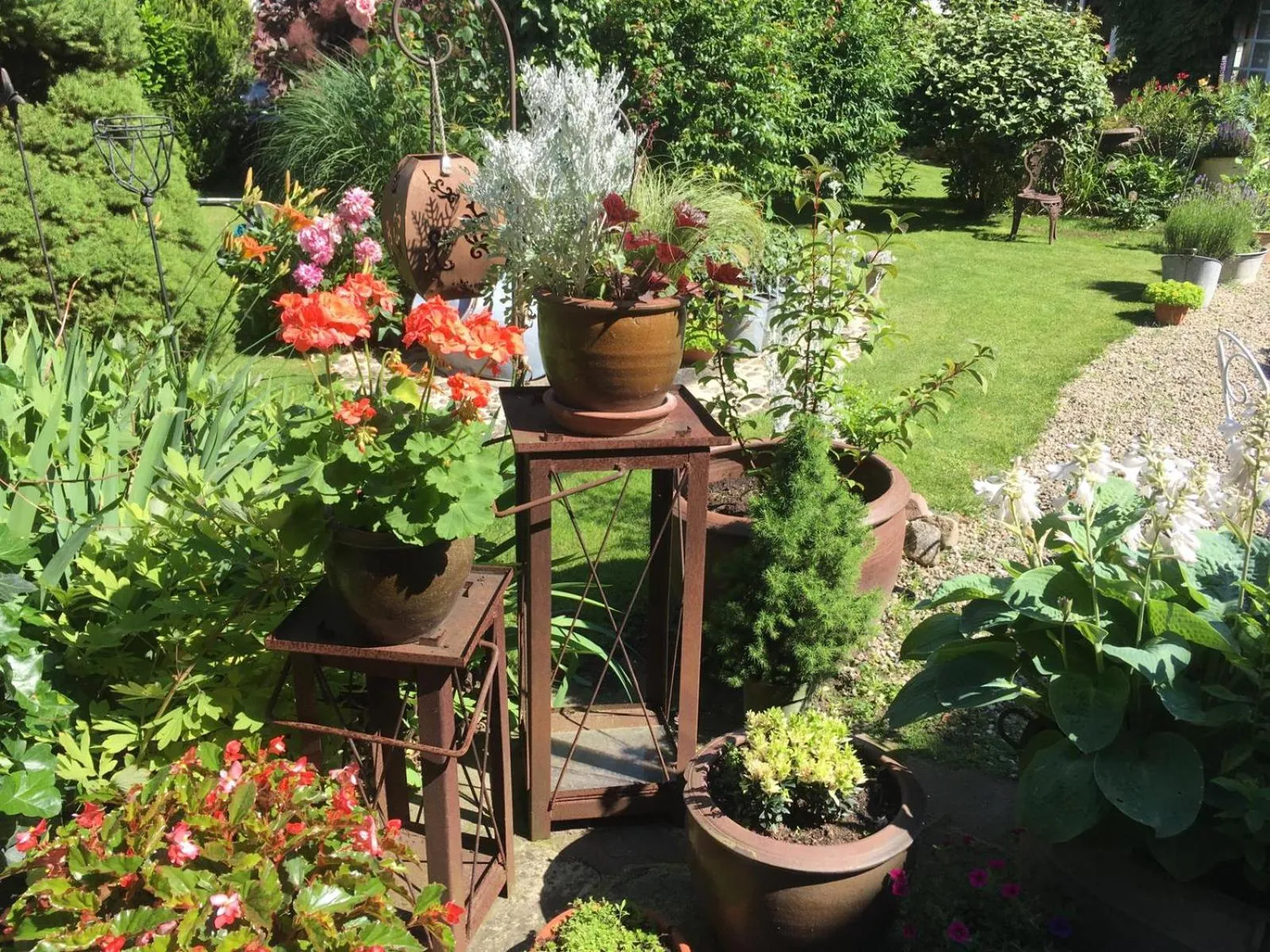 Patio in Hotel de Charme 'zum Schiff'